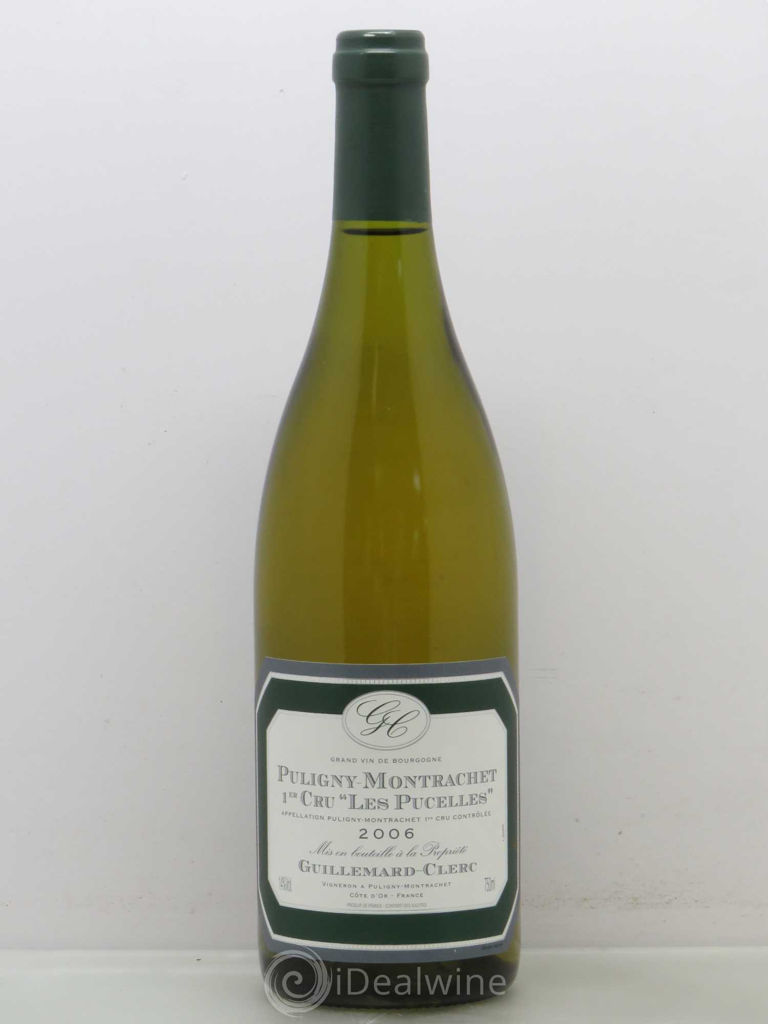 Puligny-Montrachet 1er Cru Les Pucelles Guillemard Clerc 2006 - Posten von 1 Flasche - 0