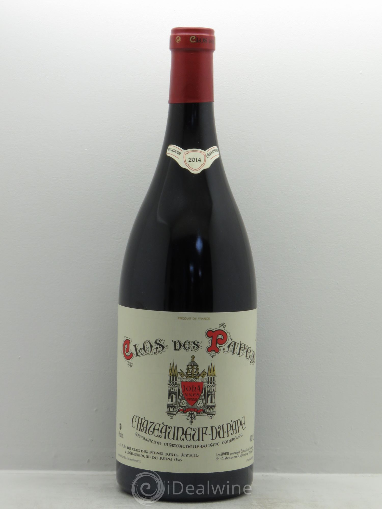 Châteauneuf-du-Pape Clos des Papes - Paul Avril 2014 - Lot de 1 double magnum - 0