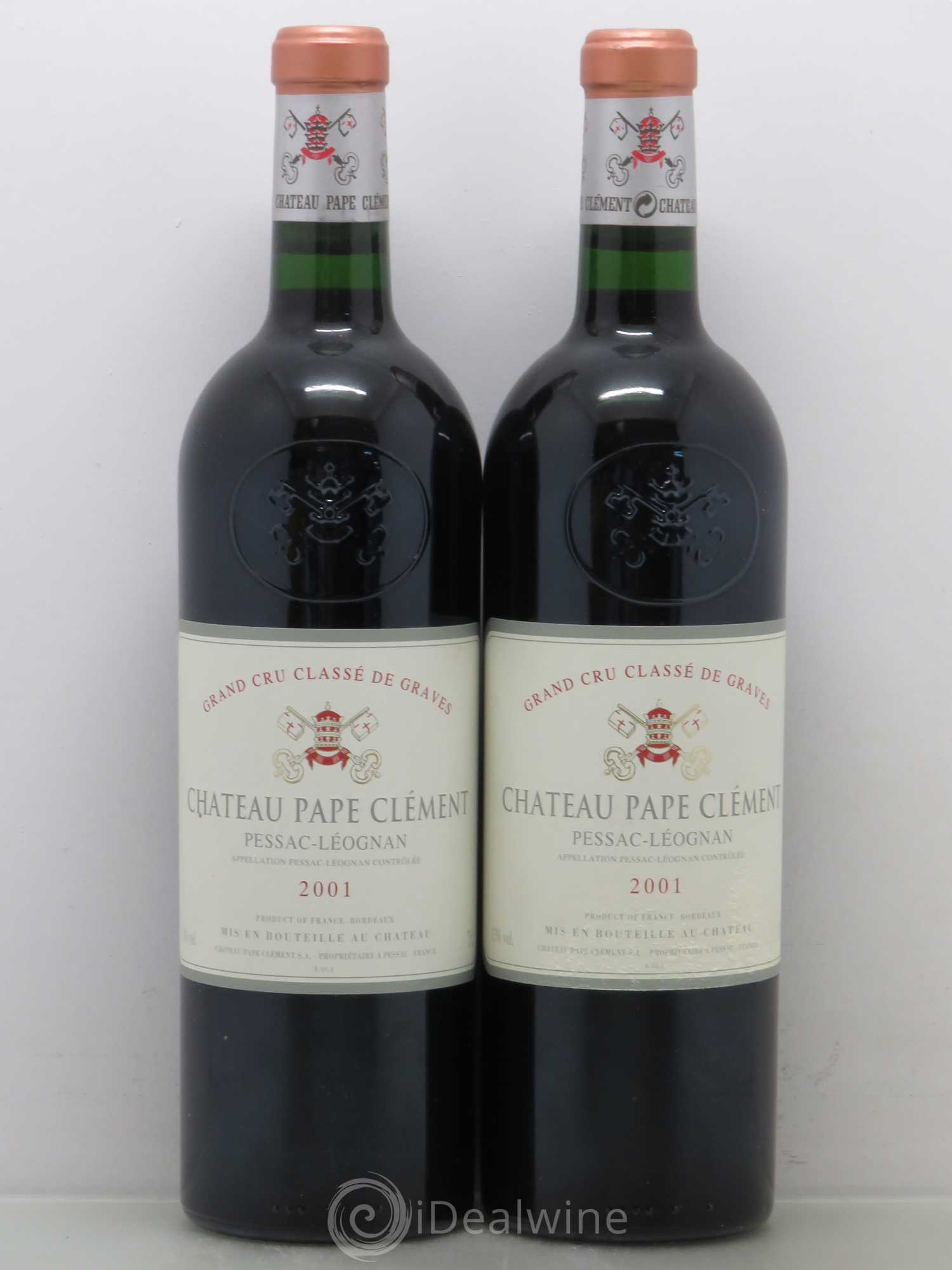 Château Pape Clément Cru Classé de Graves 2001 - Lot de 2 bouteilles - 0