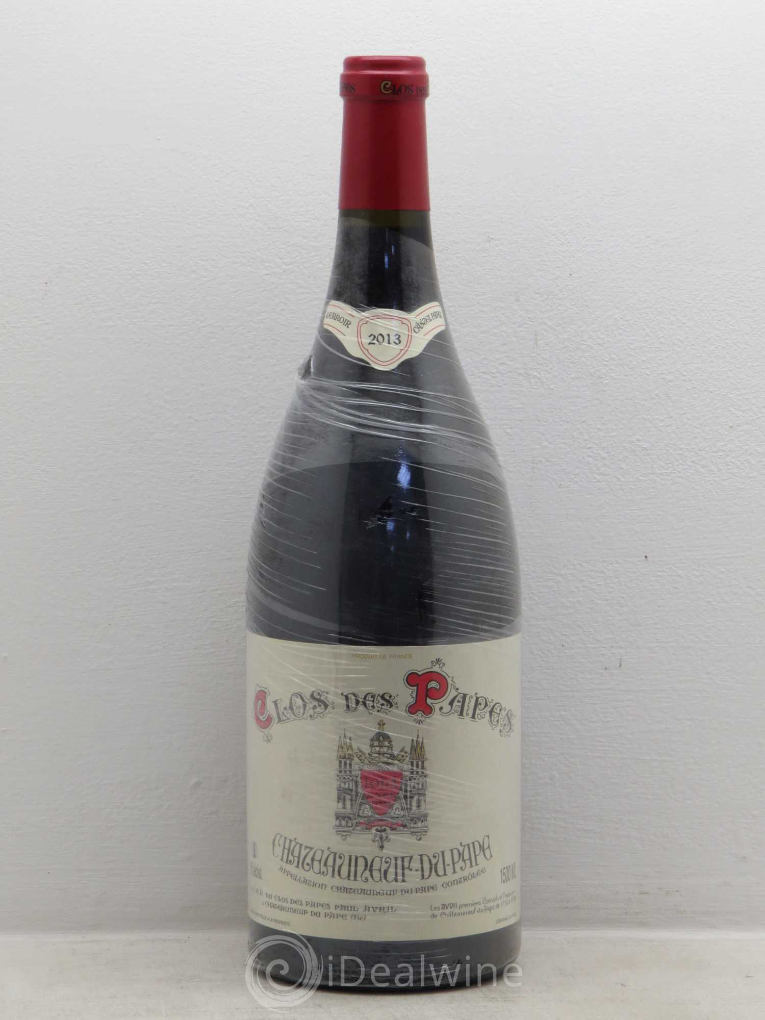 Châteauneuf-du-Pape Clos des Papes - Paul Avril 2013 - Lot de 1 magnum - 0