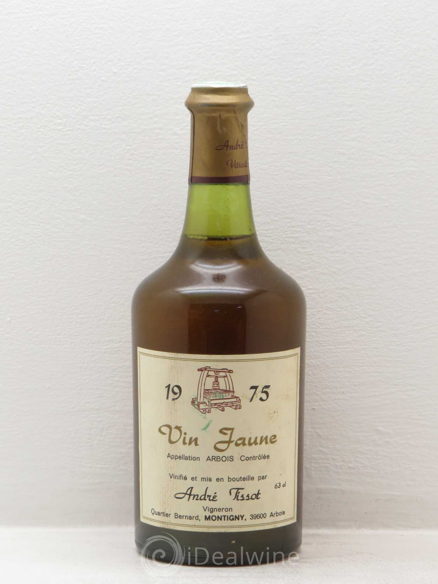 Arbois Vin Jaune Arbois André Tissot 1975 - Posten von 1 Flasche - 0