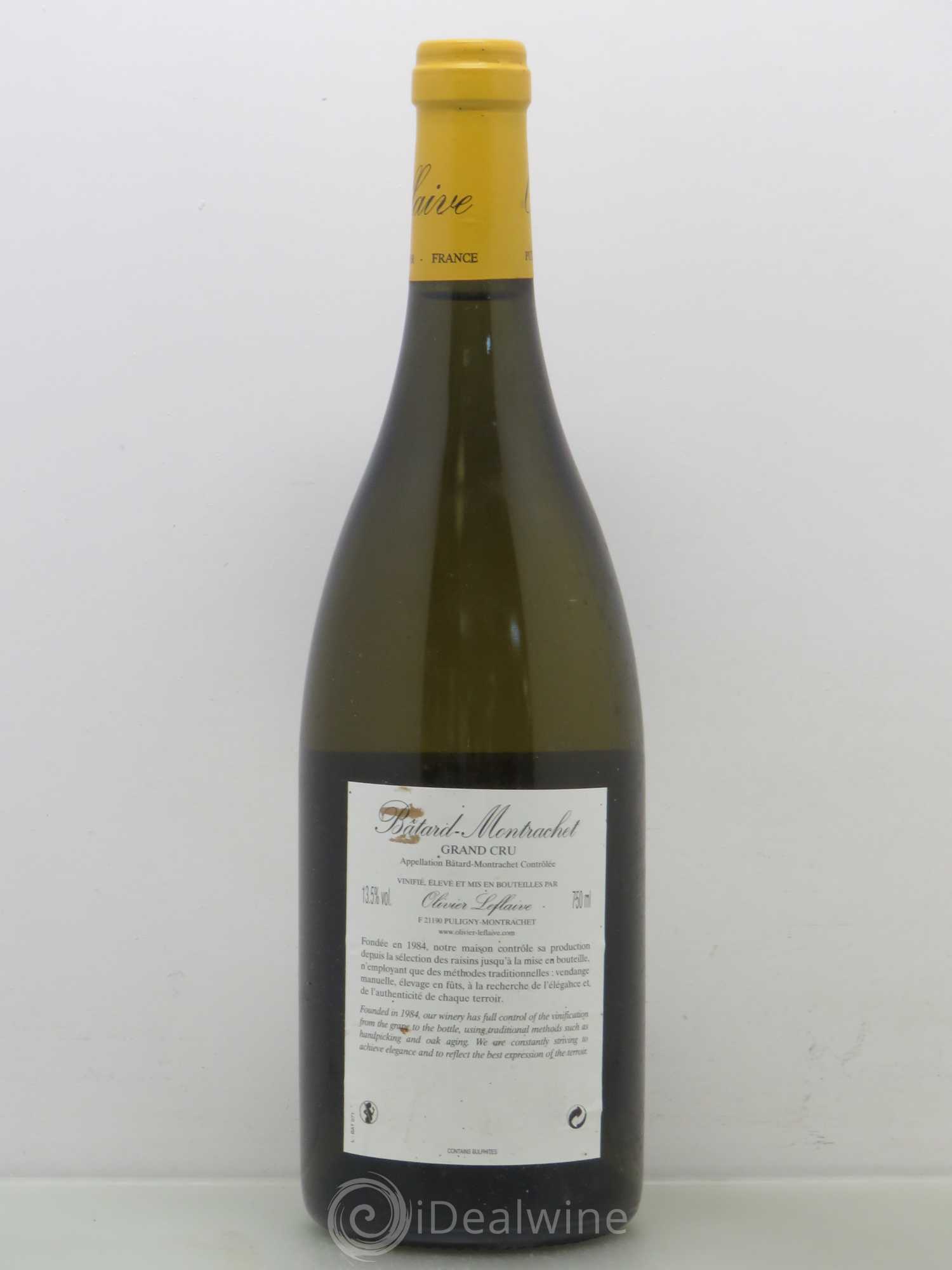 Bâtard-Montrachet Grand Cru Leflaive (Domaine) 2007 - Lot de 1 bouteille - 1