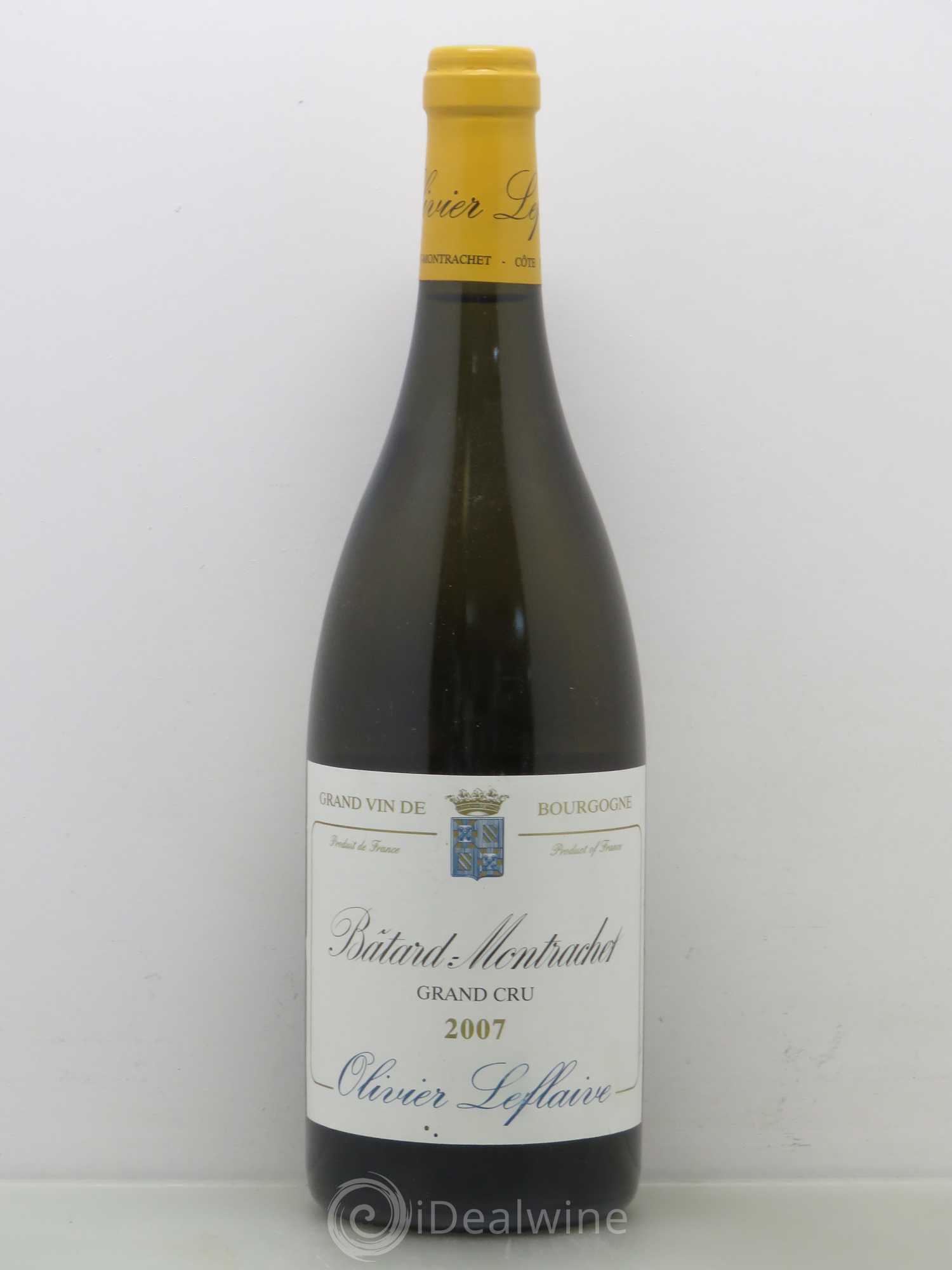 Bâtard-Montrachet Grand Cru Leflaive (Domaine) 2007 - Lot de 1 bouteille - 0