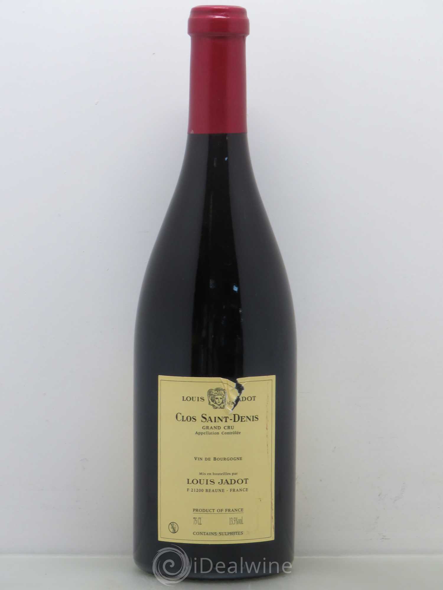 Clos Saint-Denis Grand Cru Maison Louis Jadot  (sans prix de réserve) 2008 - Lot de 1 bouteille - 1