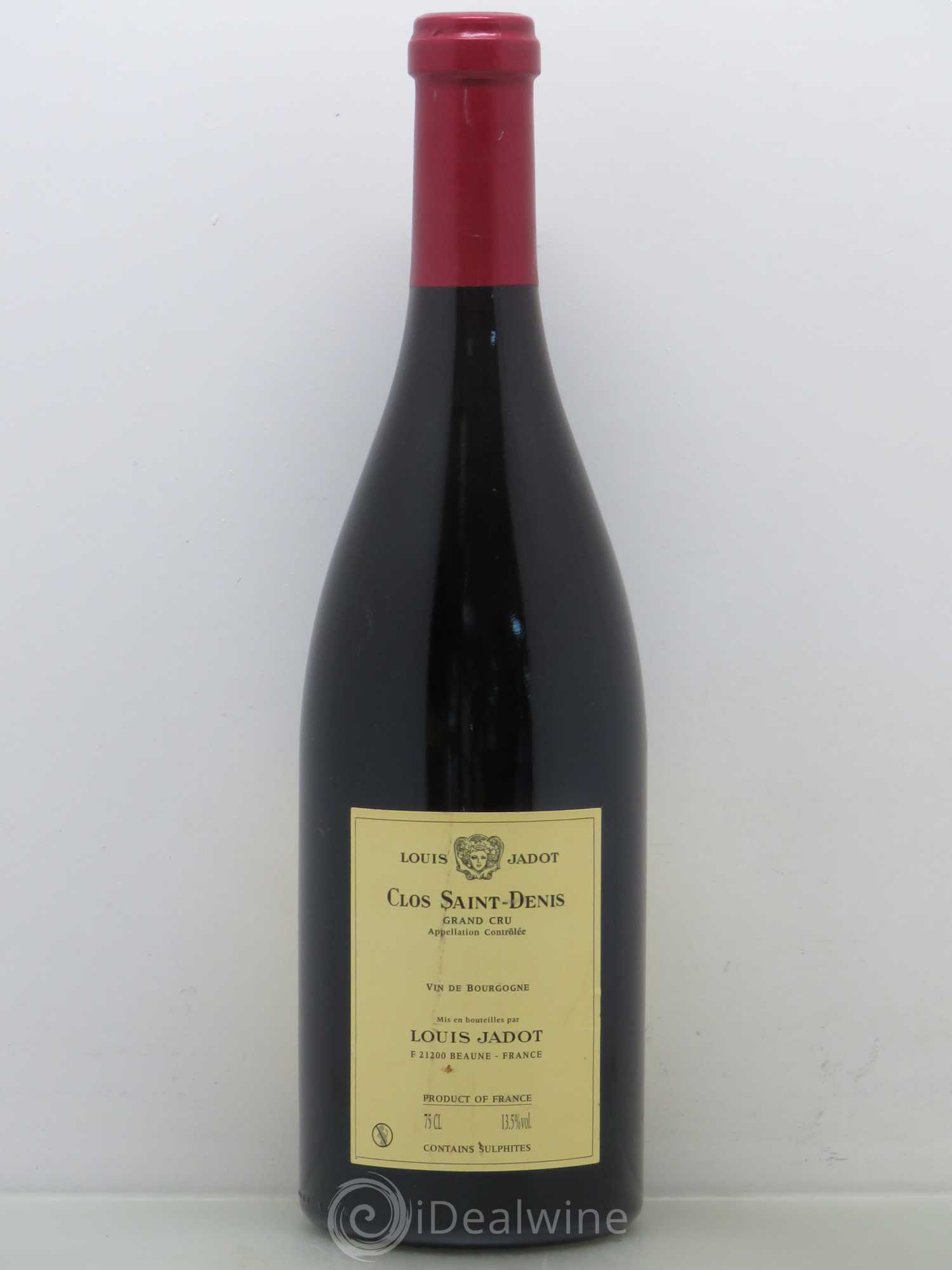 Clos Saint-Denis Grand Cru Maison Louis Jadot  (sans prix de réserve) 2008 - Lot de 1 bouteille - 1