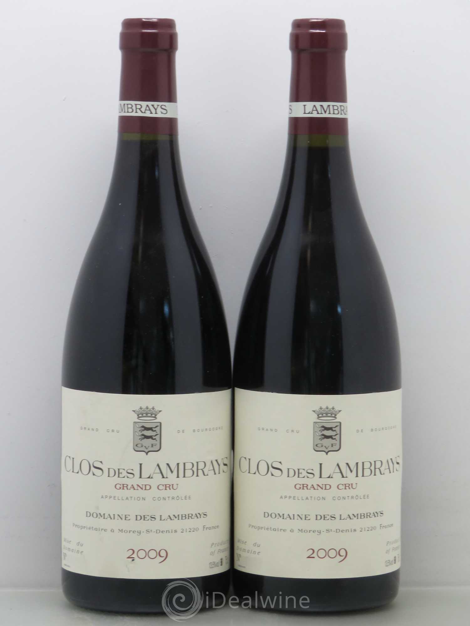 Clos des Lambrays Grand Cru Domaine des Lambrays 2009 - Lot de 2 bouteilles - 0
