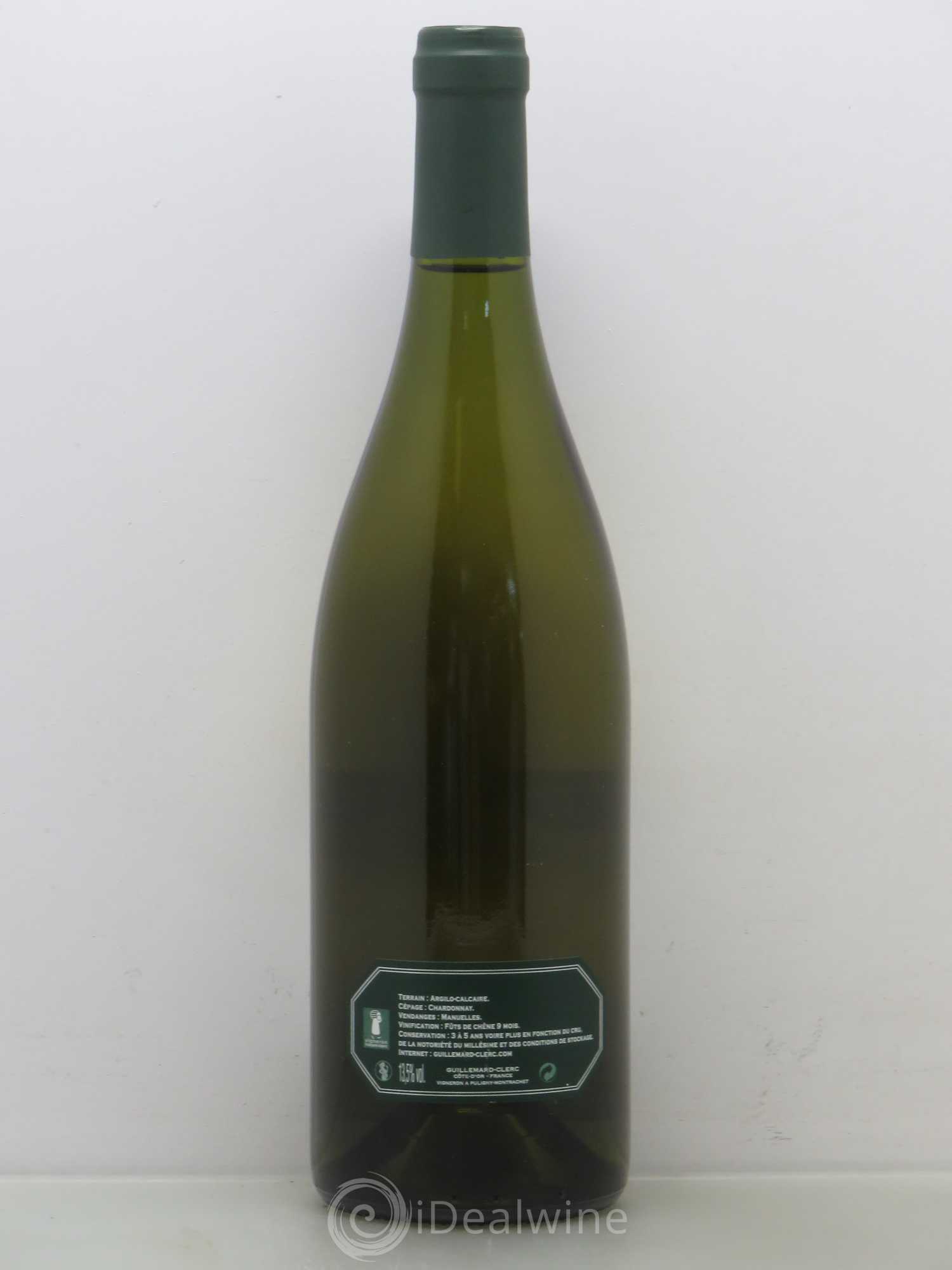 Bienvenues-Bâtard-Montrachet Grand Cru Domaine Guillemard Clerc 2010 - Lot de 1 bouteille - 1