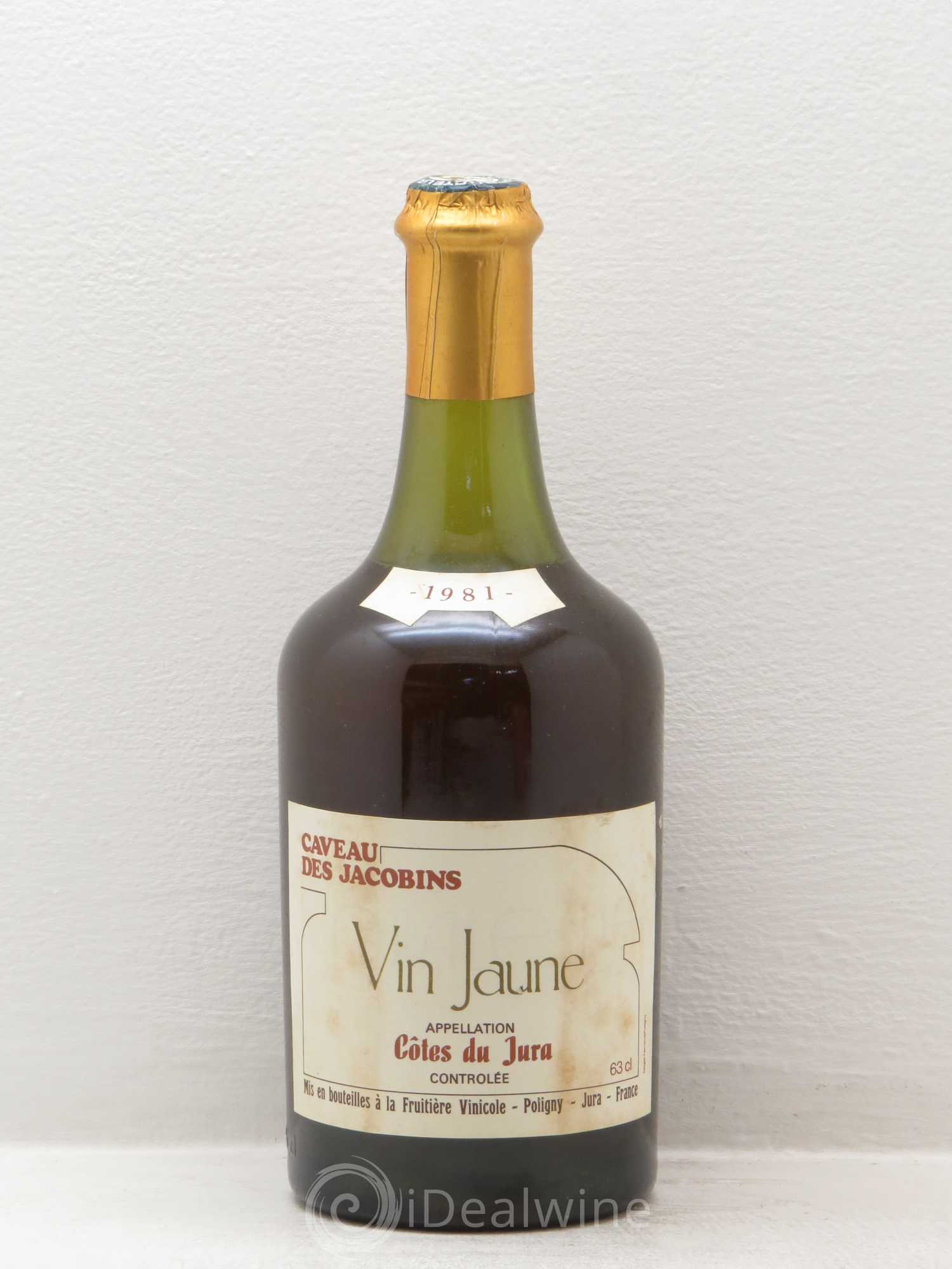 Côtes du Jura Vin Jaune Caveau des Jacobins 1981 - Posten von 1 Flasche - 0