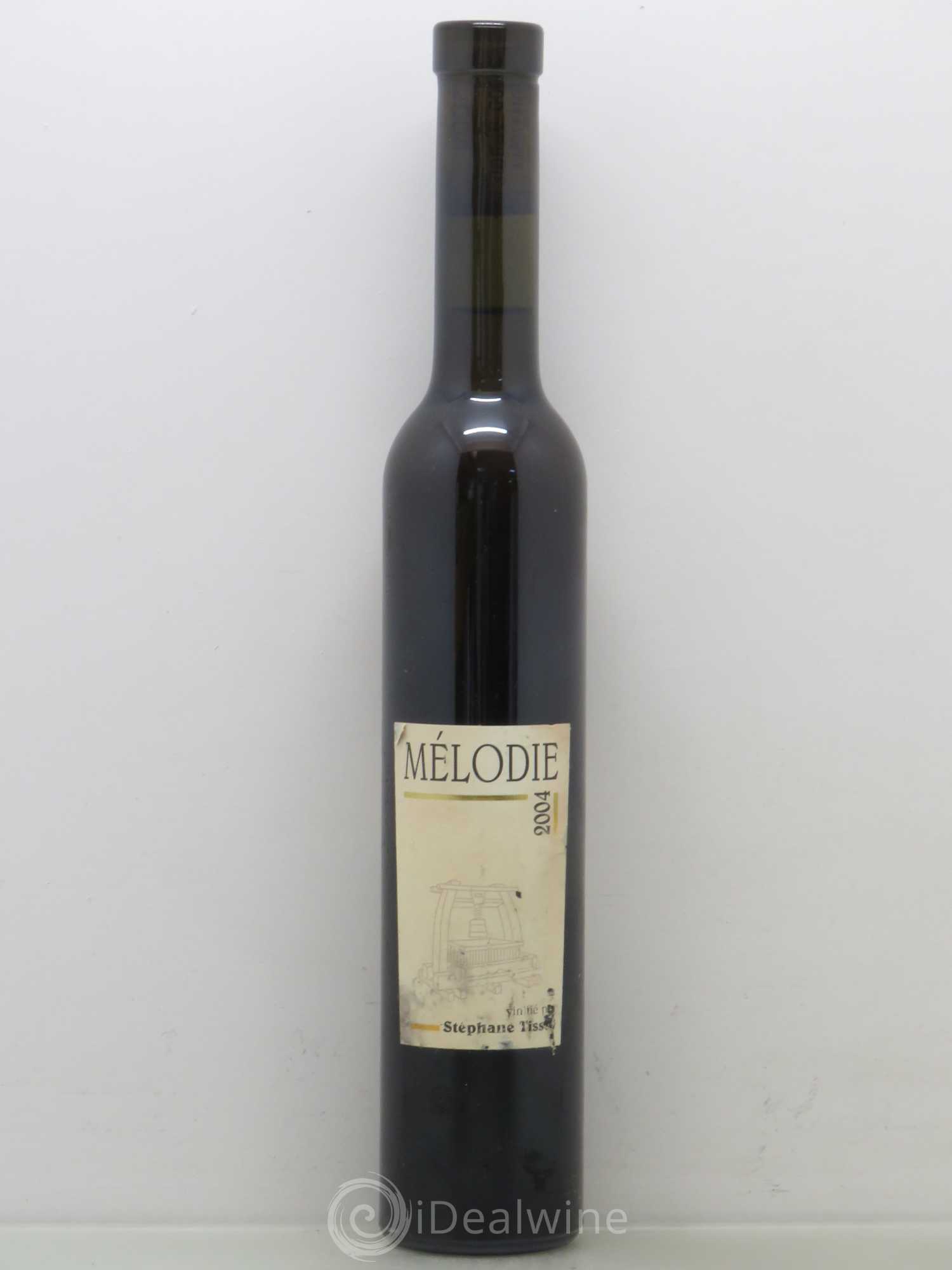 Arbois Savagnin Melodie Vendange Du 22 Decembre Stephane Tissot 2004 - Posten von 1 Demi-Flasche - 0