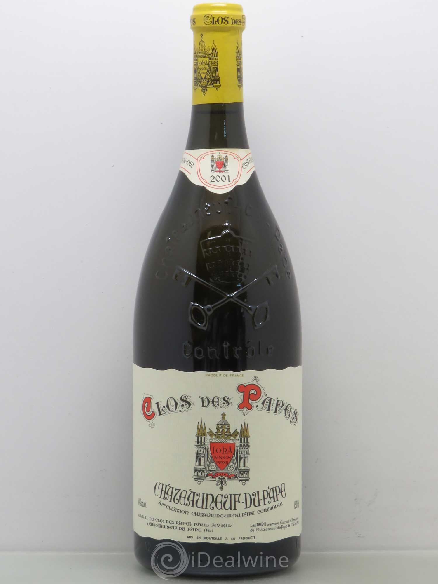 Châteauneuf-du-Pape Clos des Papes - Paul Avril 2001 - Lot de 1 magnum - 0