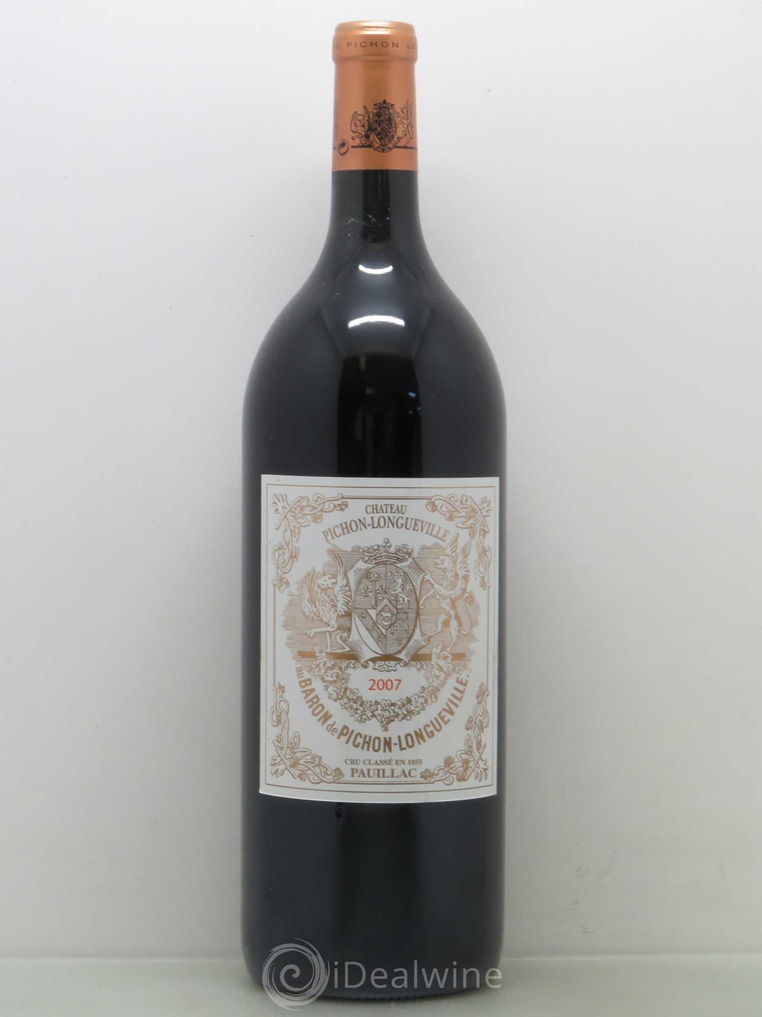 Pichon Longueville Baron 2ème Grand Cru Classé 2007 - Lot de 1 magnum - 0