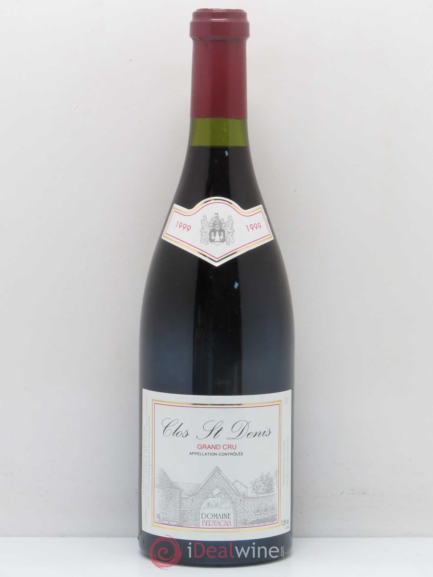 Clos Saint-Denis Grand Cru Bertagna (sans prix de réserve) 1999 - Lot de 1 bouteille - 0
