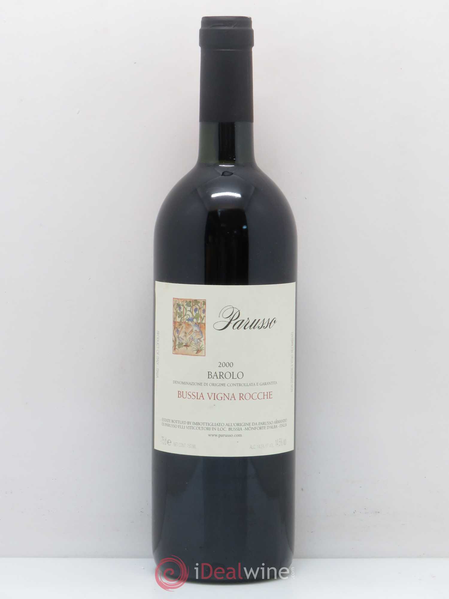 Barolo Parusso Armando Bussia Vigna Rocche 2000 - Lot de 1 bouteille - 0