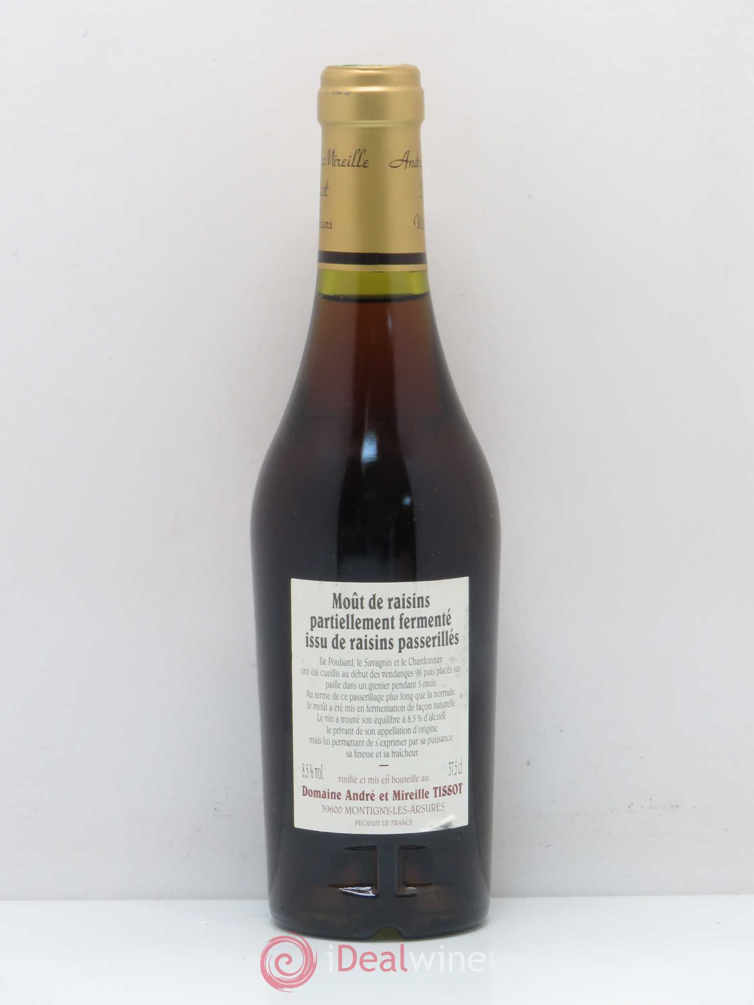Arbois Passerille Sur Paille Cuvee Spirale Stephane Tissot 1998 - Posten von 1 Demi-Flasche - 1