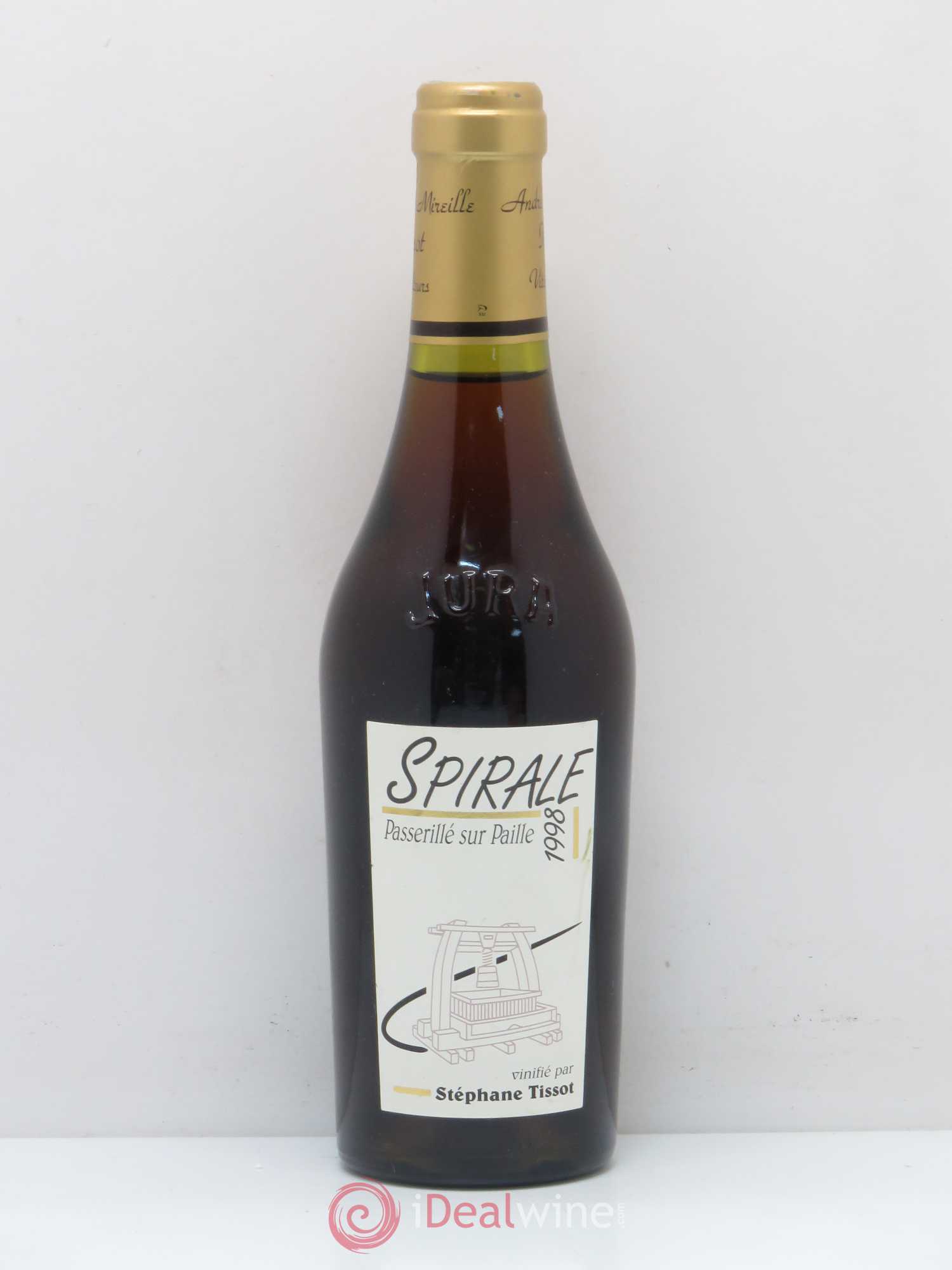 Arbois Passerille Sur Paille Cuvee Spirale Stephane Tissot 1998 - Posten von 1 Demi-Flasche - 0