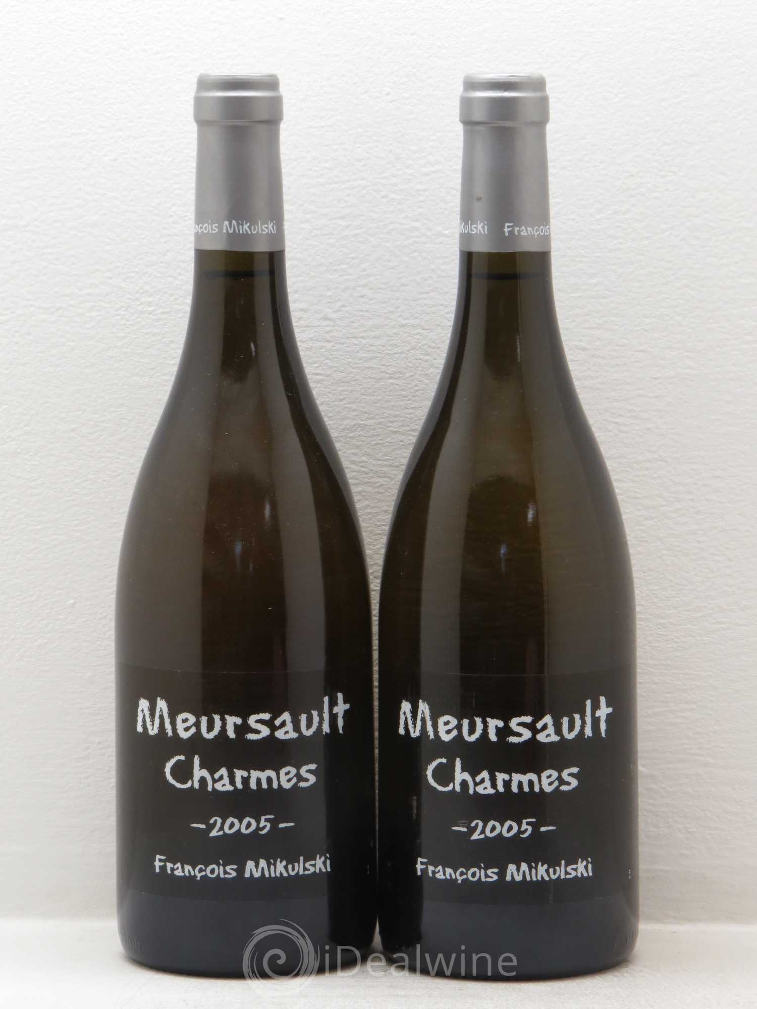 Meursault 1er Cru Charmes François Mikulski 2005 - Lot de 2 bouteilles - 0