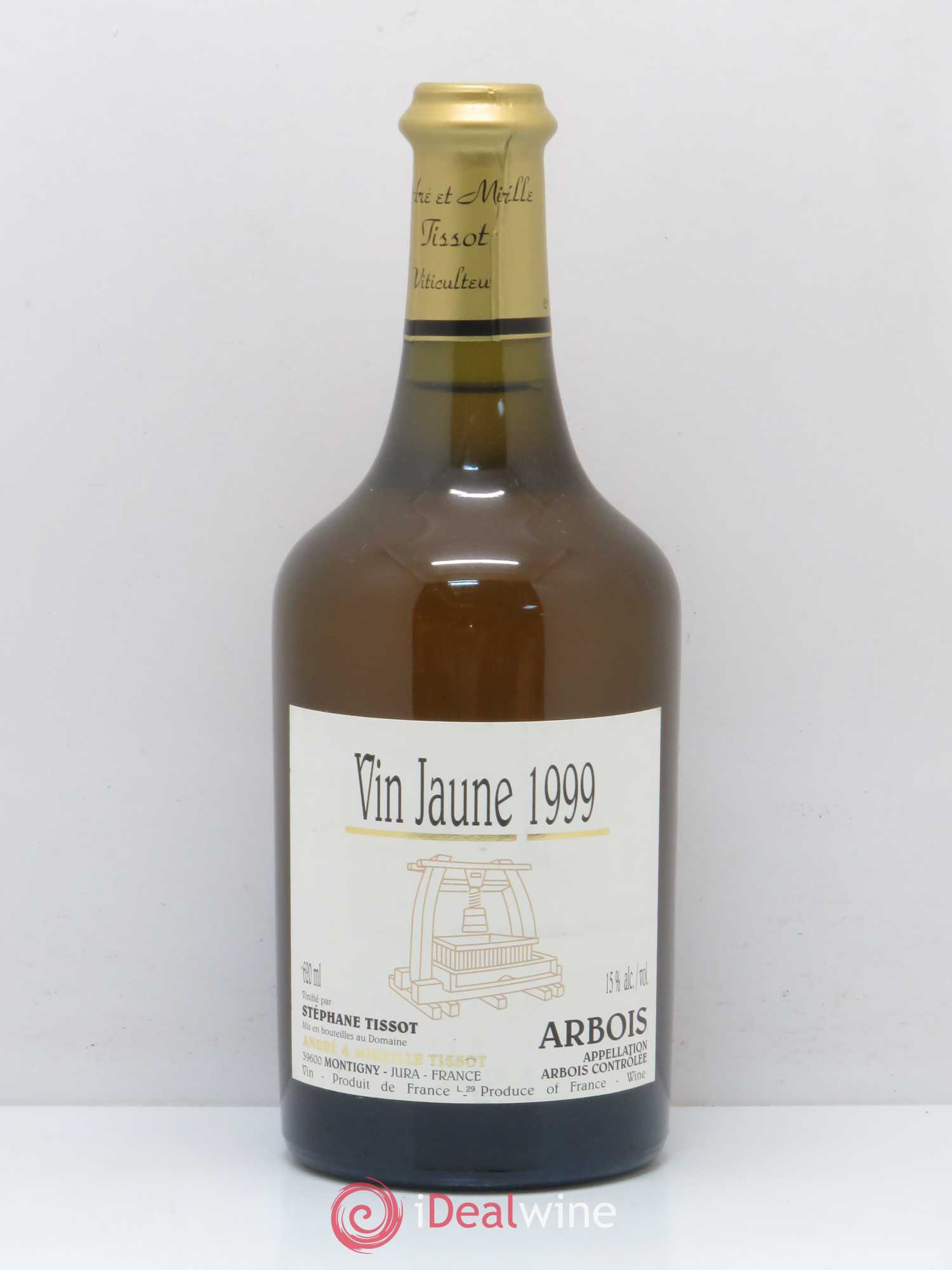 Arbois Vin Jaune Arbois Stephane Tissot 1999 - Lotto di 1 bottiglia - 0