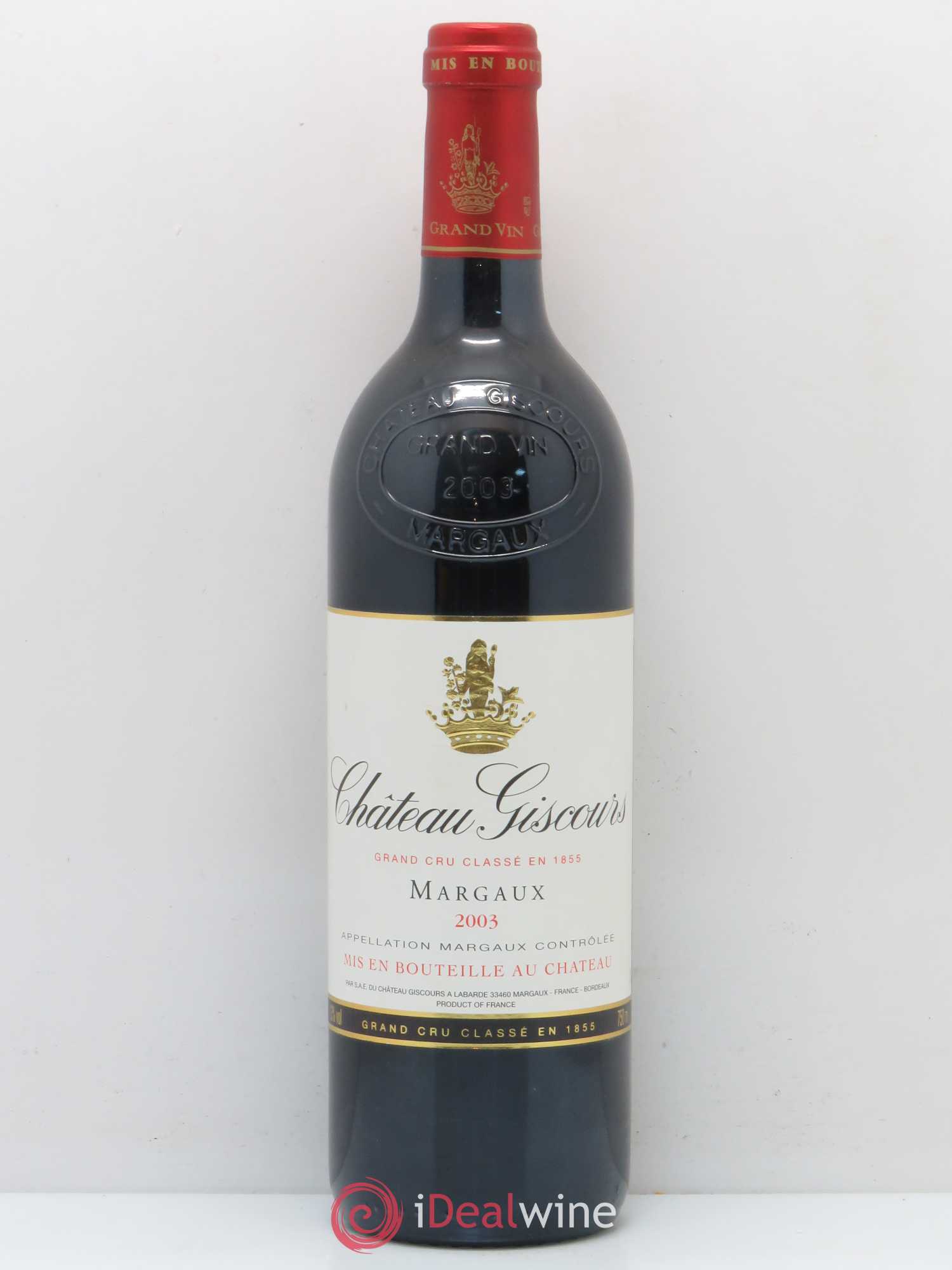 Château Giscours 3ème Grand Cru Classé 2003 - Lot de 1 bouteille - 0