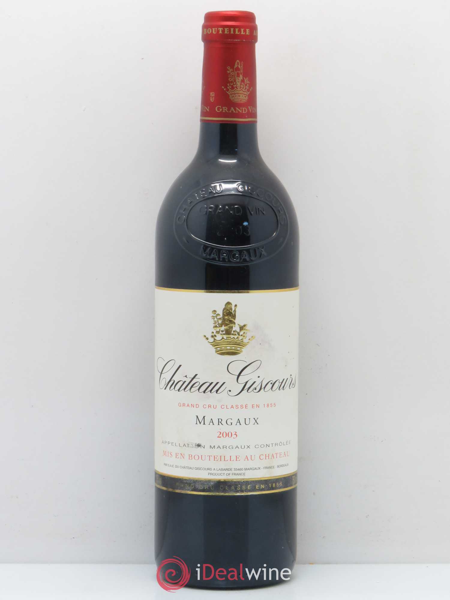 Château Giscours 3ème Grand Cru Classé 2003 - Lot de 1 bouteille - 0
