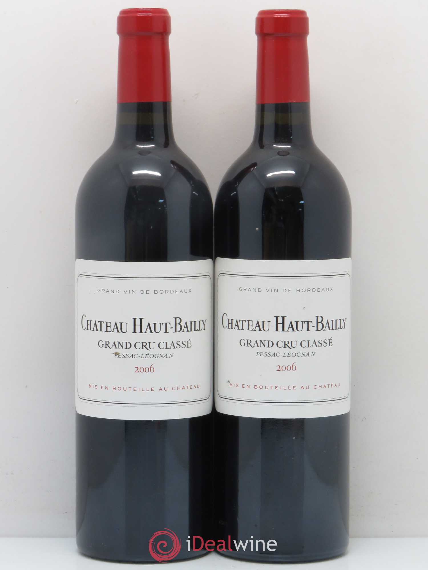 Château Haut-Bailly Cru Classé de Graves 2006 - Lot de 2 bouteilles - 0