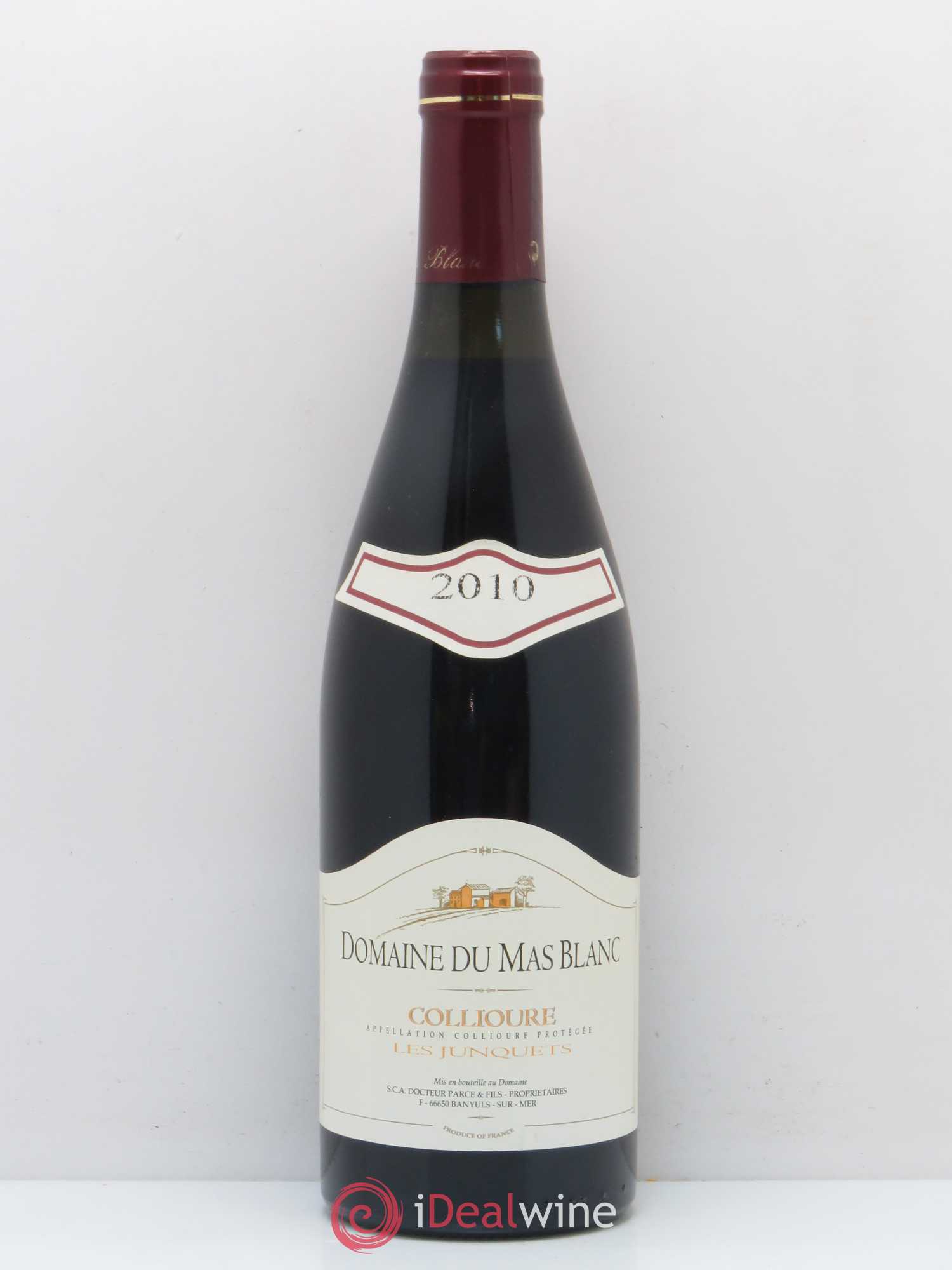 Collioure Les Junquets Domaine du Mas blanc (sans prix de réserve) 2010 - Posten von 1 Flasche - 0
