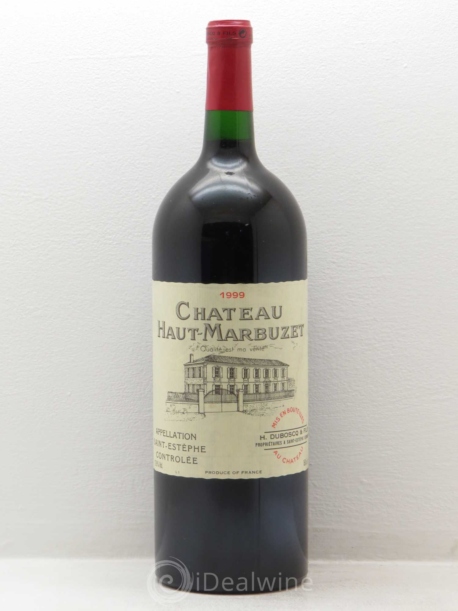Château Haut Marbuzet 1999 - Lot de 1 magnum - 0