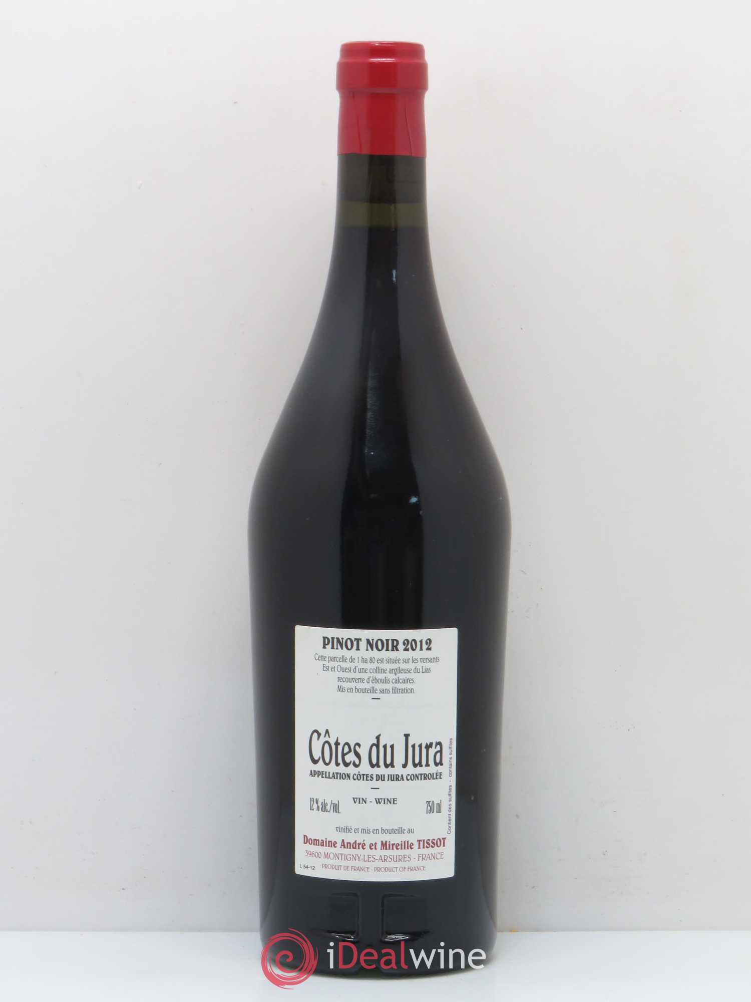 Côtes du Jura En Barberon Bénédicte et Stéphane Tissot 2012 - Lot de 1 bouteille - 1