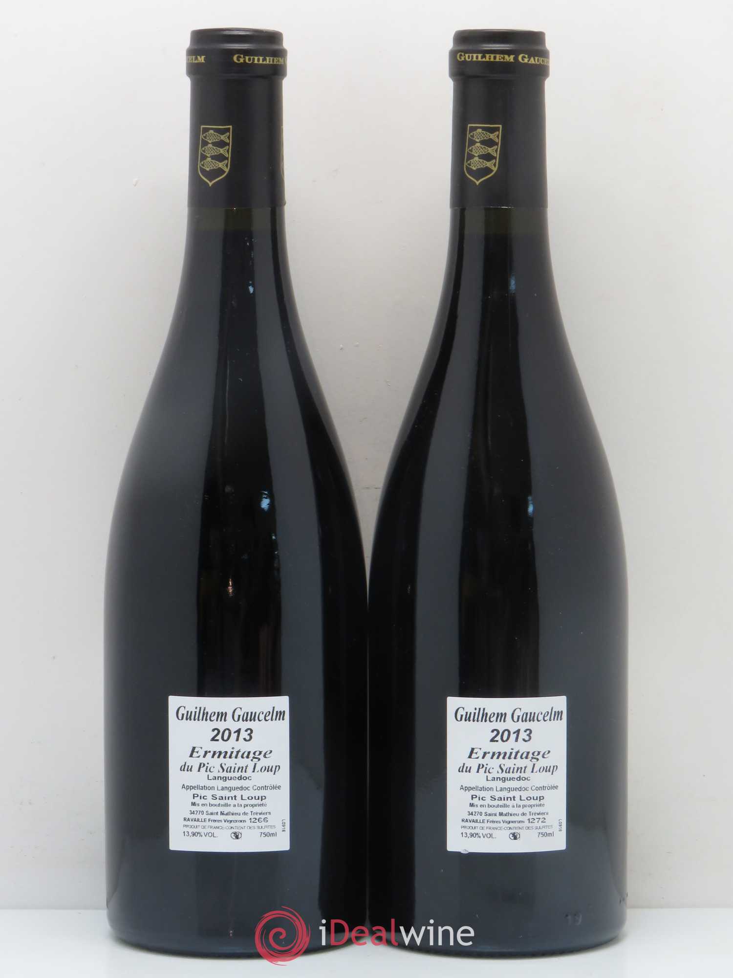 Pic Saint-Loup Héritage du Pic Saint-Loup (anciennement Ermitage) Guilhem Gaucelm 2013 - Lot de 2 bouteilles - 1