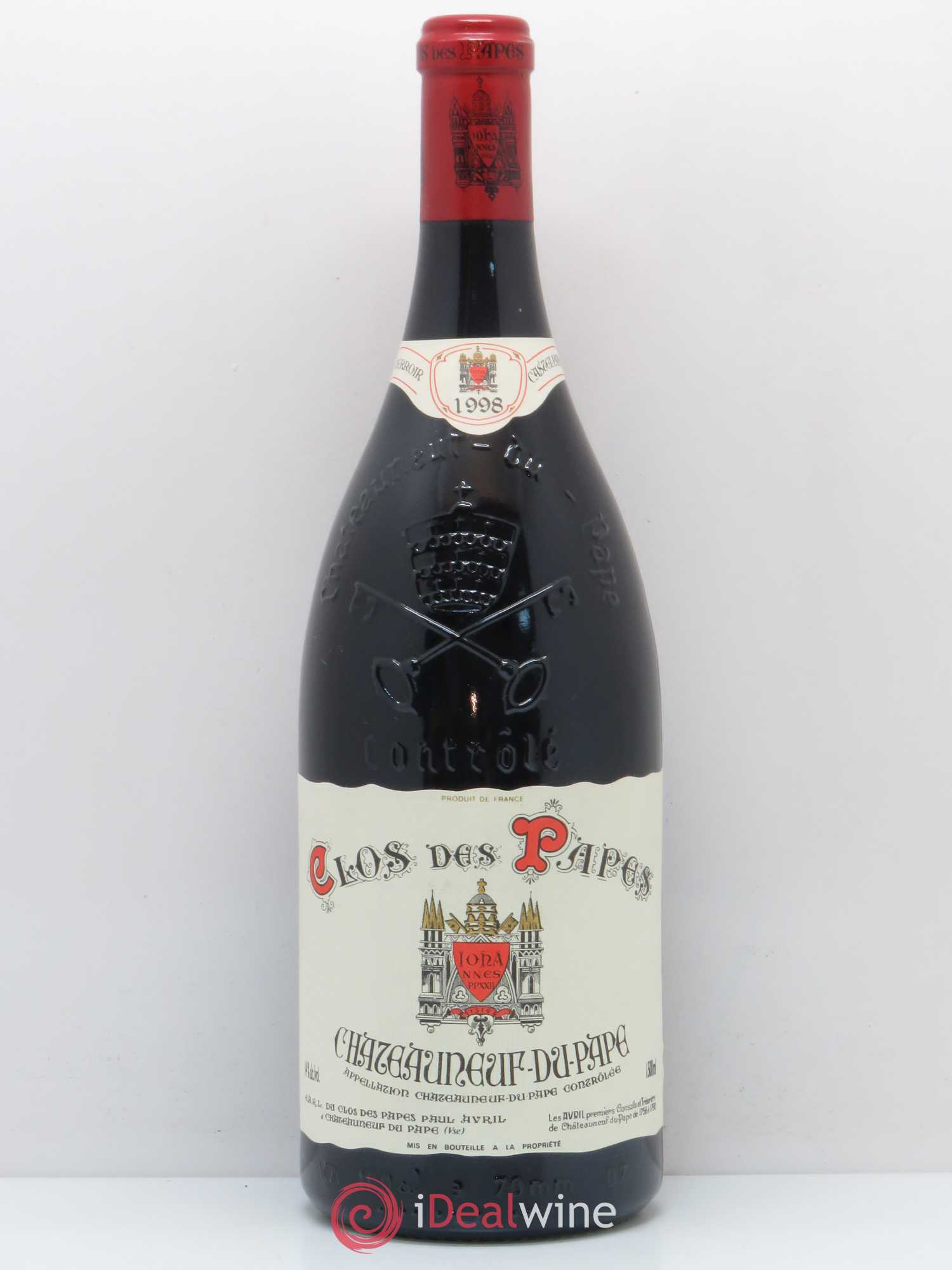 Châteauneuf-du-Pape Clos des Papes - Paul Avril 1998 - Lot de 1 magnum - 0