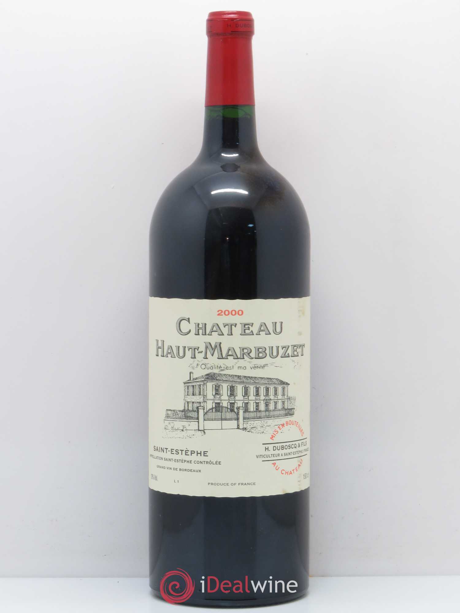 Château Haut Marbuzet 2000 - Lot de 1 magnum - 0