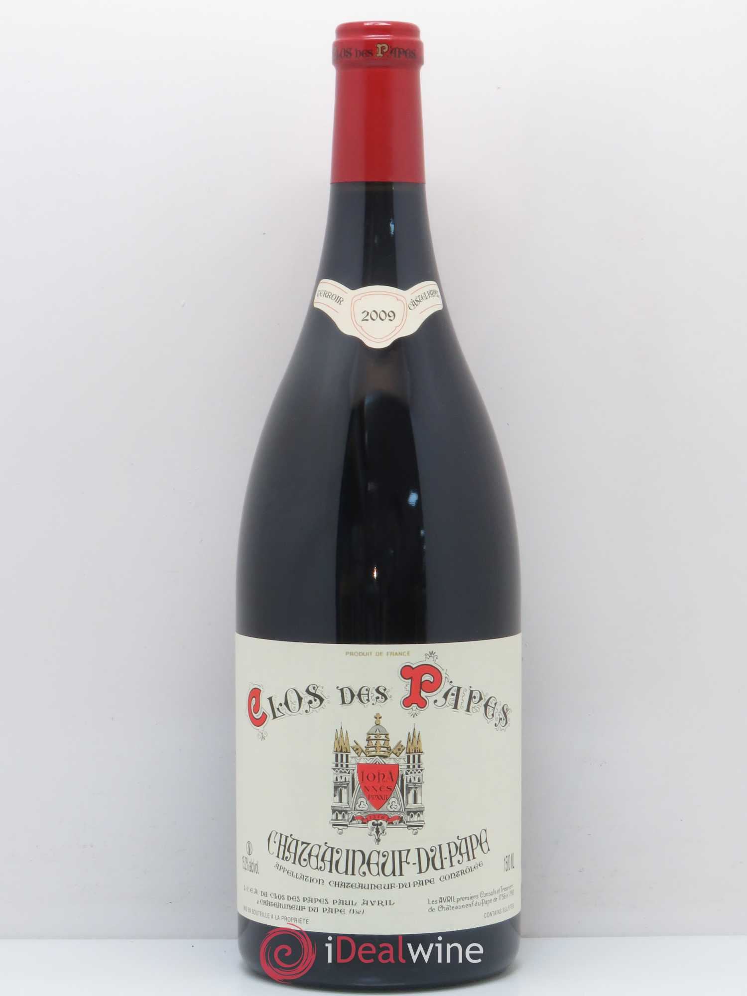 Châteauneuf-du-Pape Clos des Papes - Paul Avril 2009 - Lot de 1 magnum - 0
