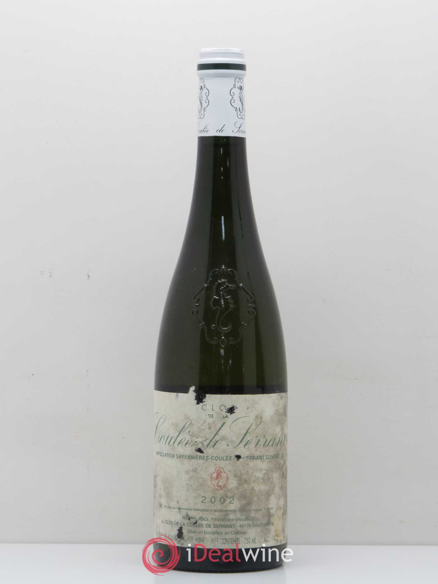 Savennières Clos de la Coulée de Serrant Vignobles de la Coulée de Serrant - Nicolas Joly 2002 - Lot de 1 bouteille - 0