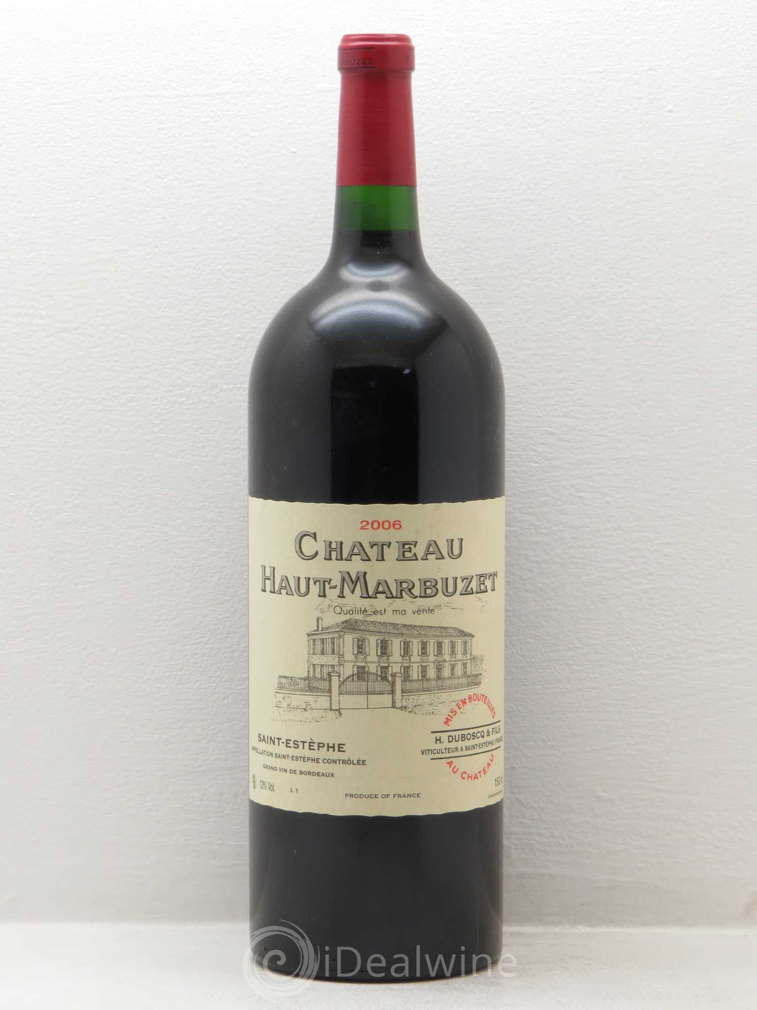 Château Haut Marbuzet 2006 - Lot de 1 magnum - 0