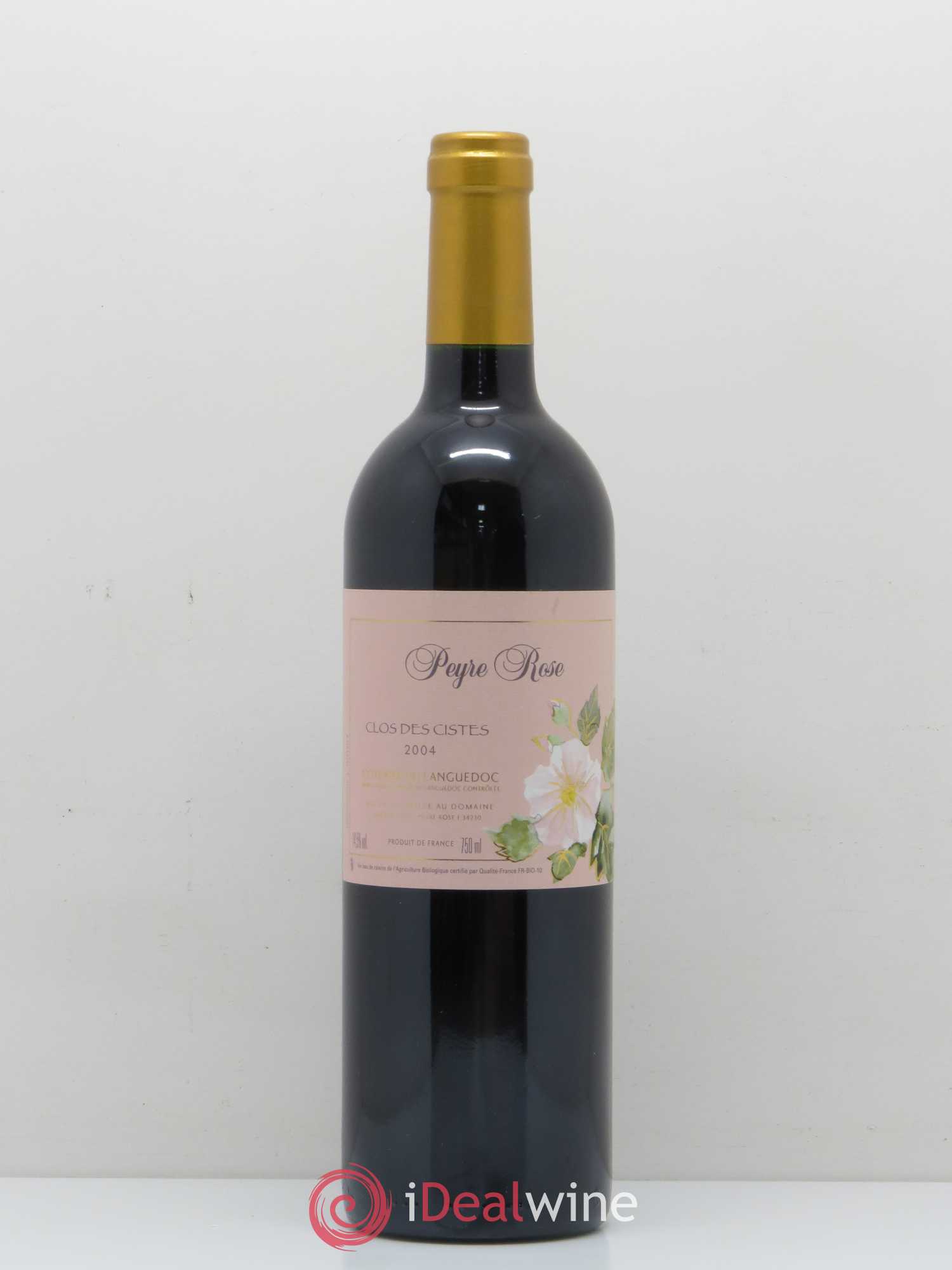 Vin de France (anciennement Coteaux du Languedoc) Domaine Peyre Rose Les Cistes Marlène Soria 2004 - Lot de 1 bouteille - 0