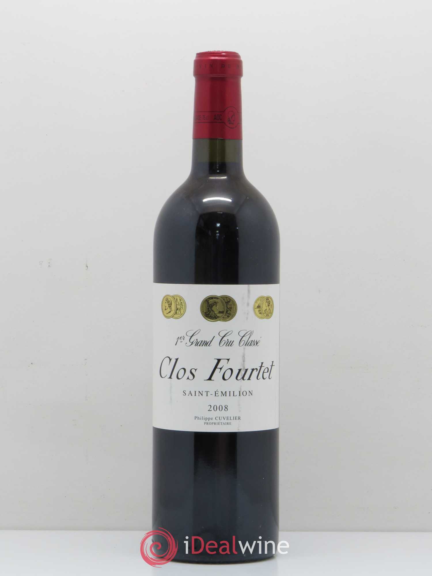 Clos Fourtet 1er Grand Cru Classé B 2008 - Lot de 1 bouteille - 0