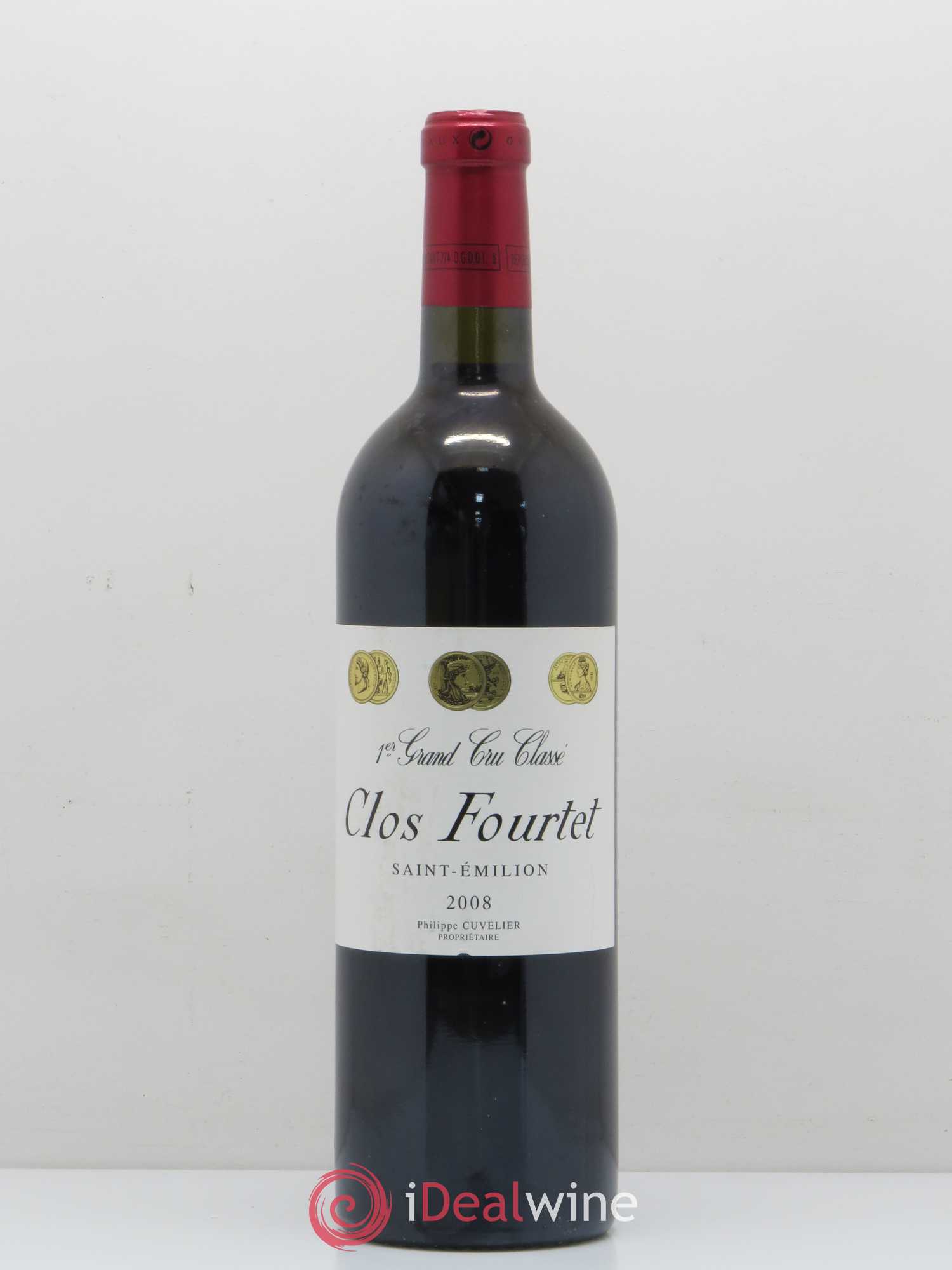 Clos Fourtet 1er Grand Cru Classé B 2008 - Lot de 1 bouteille - 0