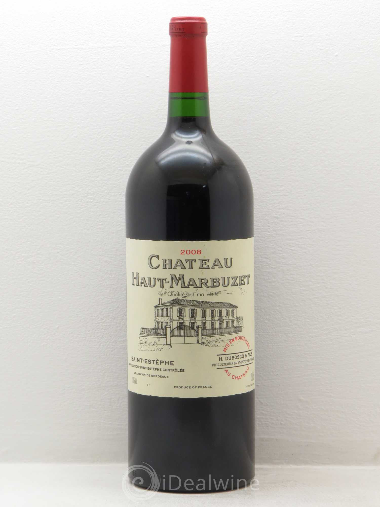 Château Haut Marbuzet 2008 - Lot de 1 magnum - 0