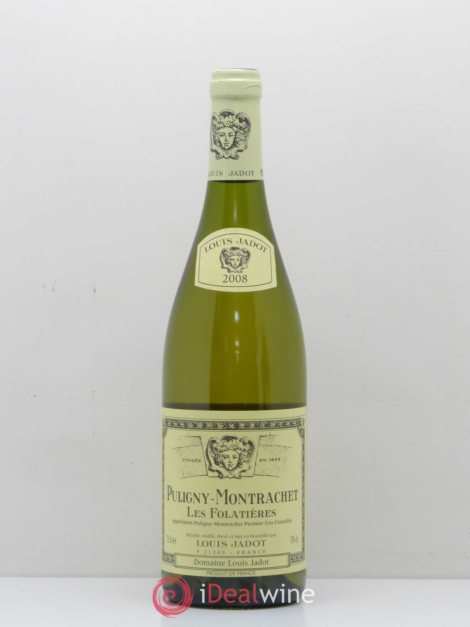 Puligny-Montrachet 1er Cru Les Folatières Domaine Louis Jadot 2008 - Lot de 1 bouteille - 0
