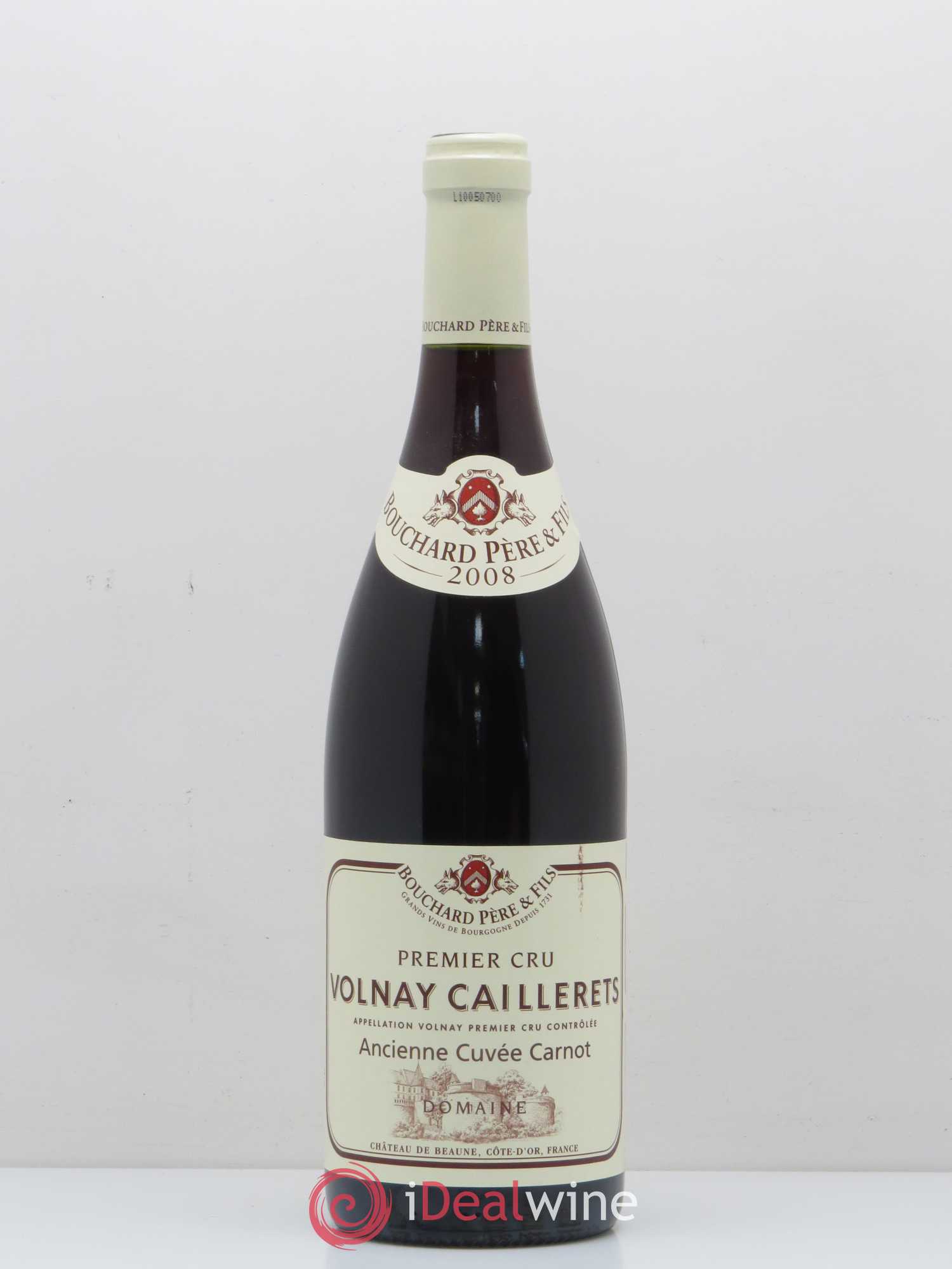 Volnay 1er Cru Caillerets - Ancienne Cuvée Carnot Bouchard Père & Fils 2008 - Lot de 1 bouteille - 0