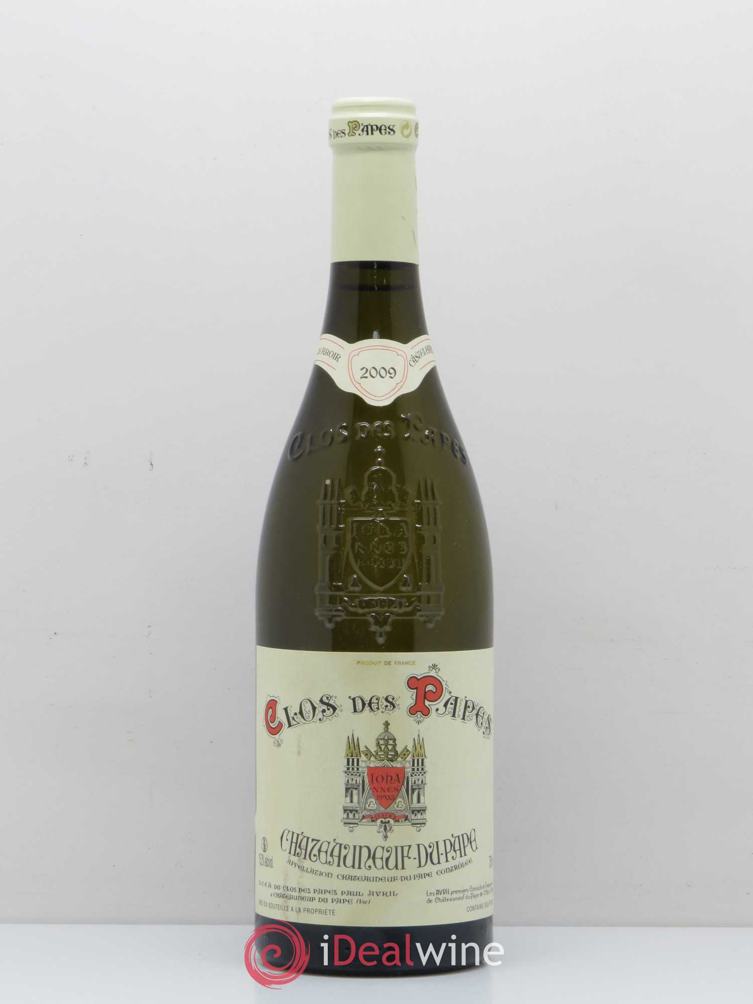 Châteauneuf-du-Pape Clos des Papes - Paul Avril 2009 - Lot de 1 bouteille - 0