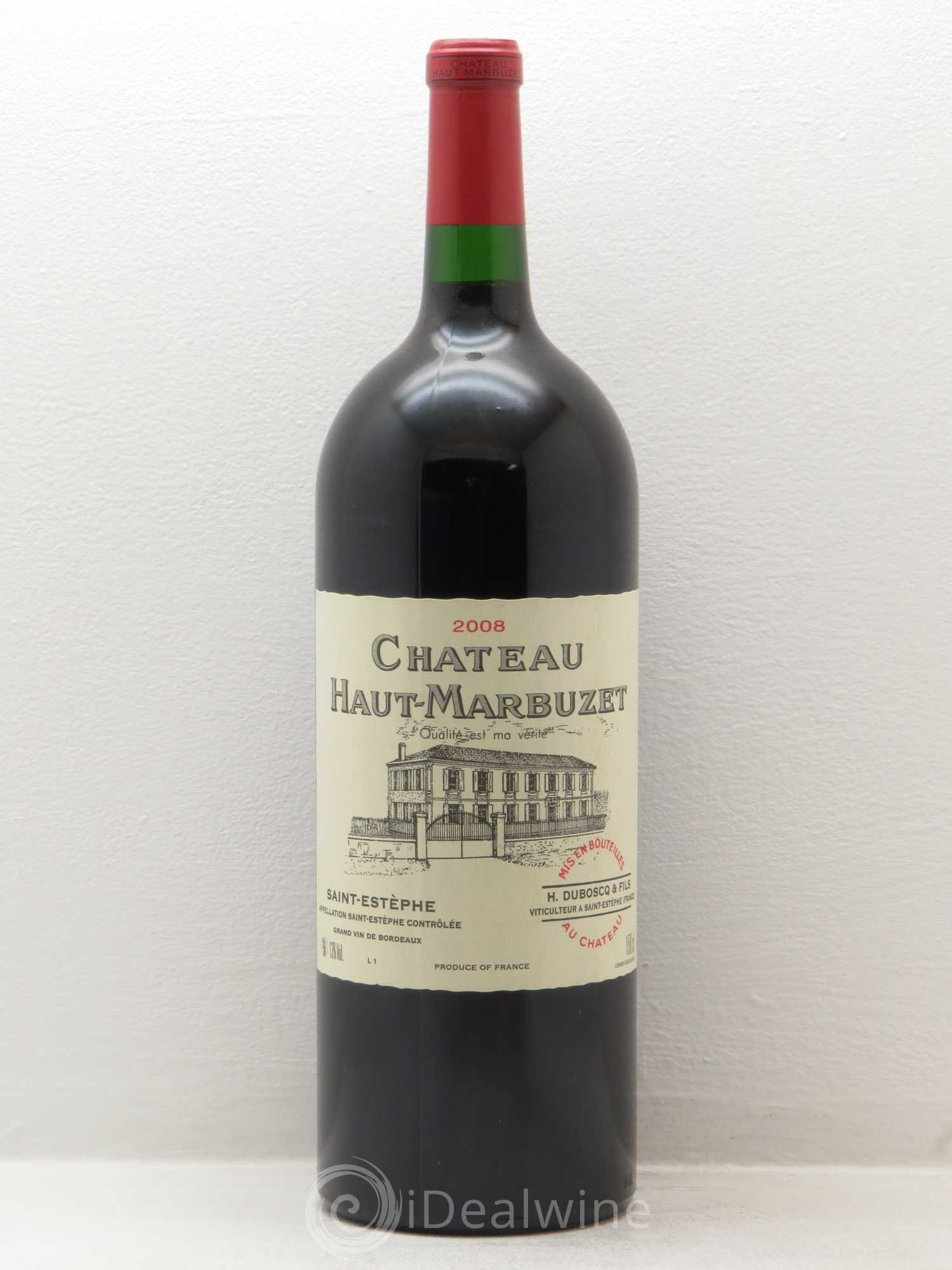 Château Haut Marbuzet 2008 - Lot de 1 magnum - 0