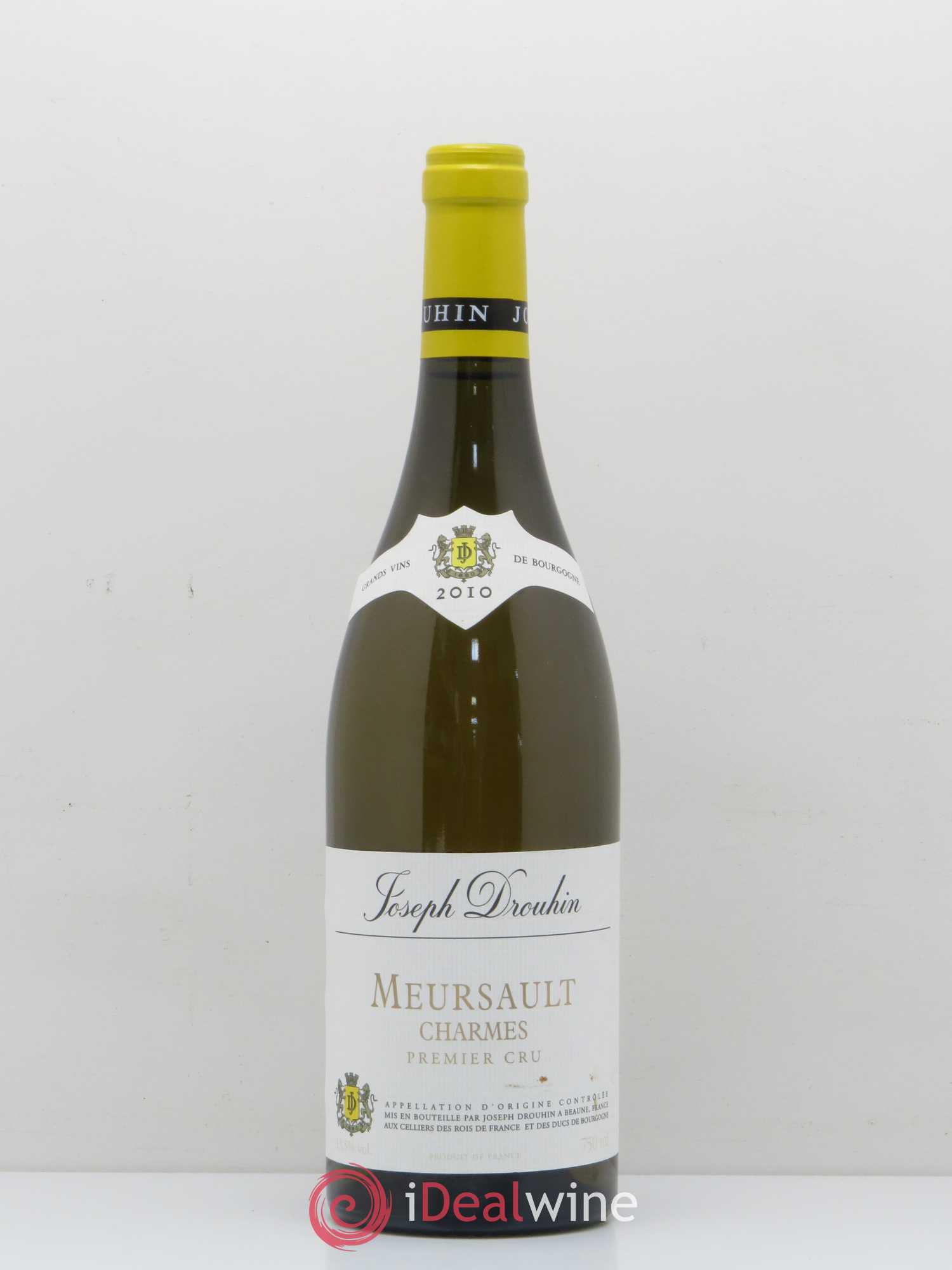 Meursault 1er Cru Les Charmes Domaine Joseph Drouhin 2010 - Posten von 1 Flasche - 0