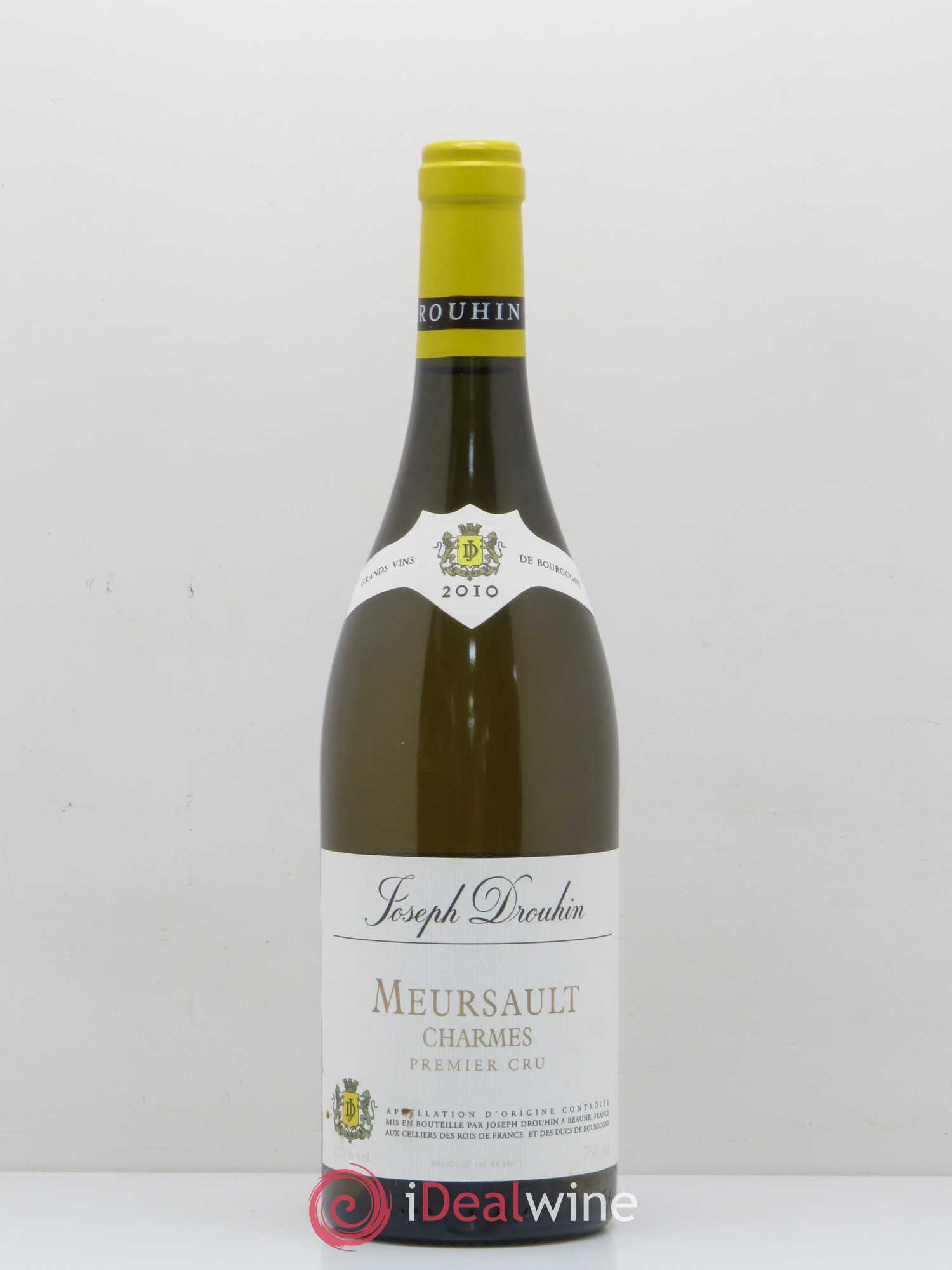 Meursault 1er Cru Les Charmes Domaine Joseph Drouhin 2010 - Posten von 1 Flasche - 0