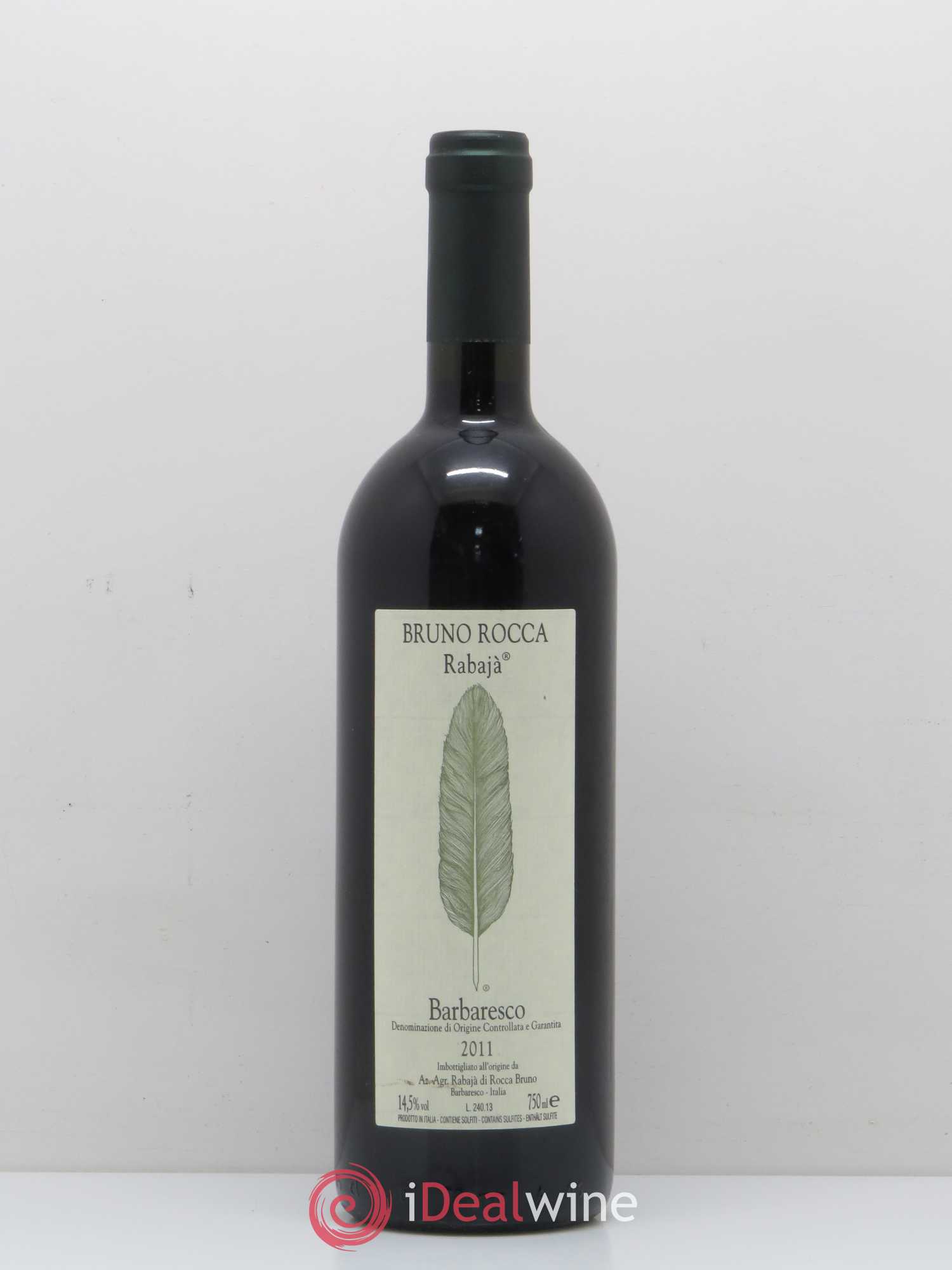 Barbaresco DOCG Rabajà Bruno Rocca 2011 - Posten von 1 Flasche - 0