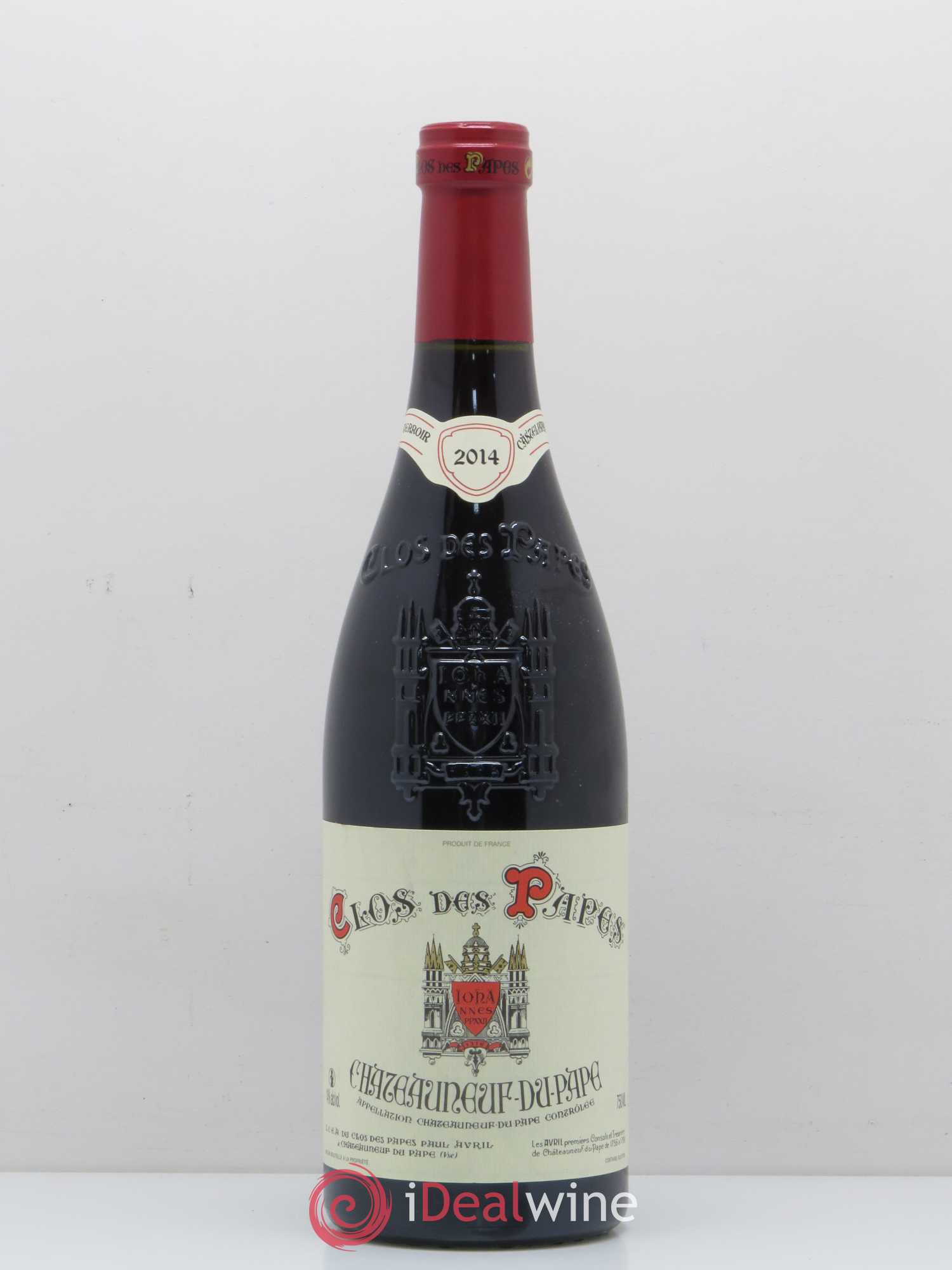 Châteauneuf-du-Pape Clos des Papes - Paul Avril 2014 - Lot de 1 bouteille - 0