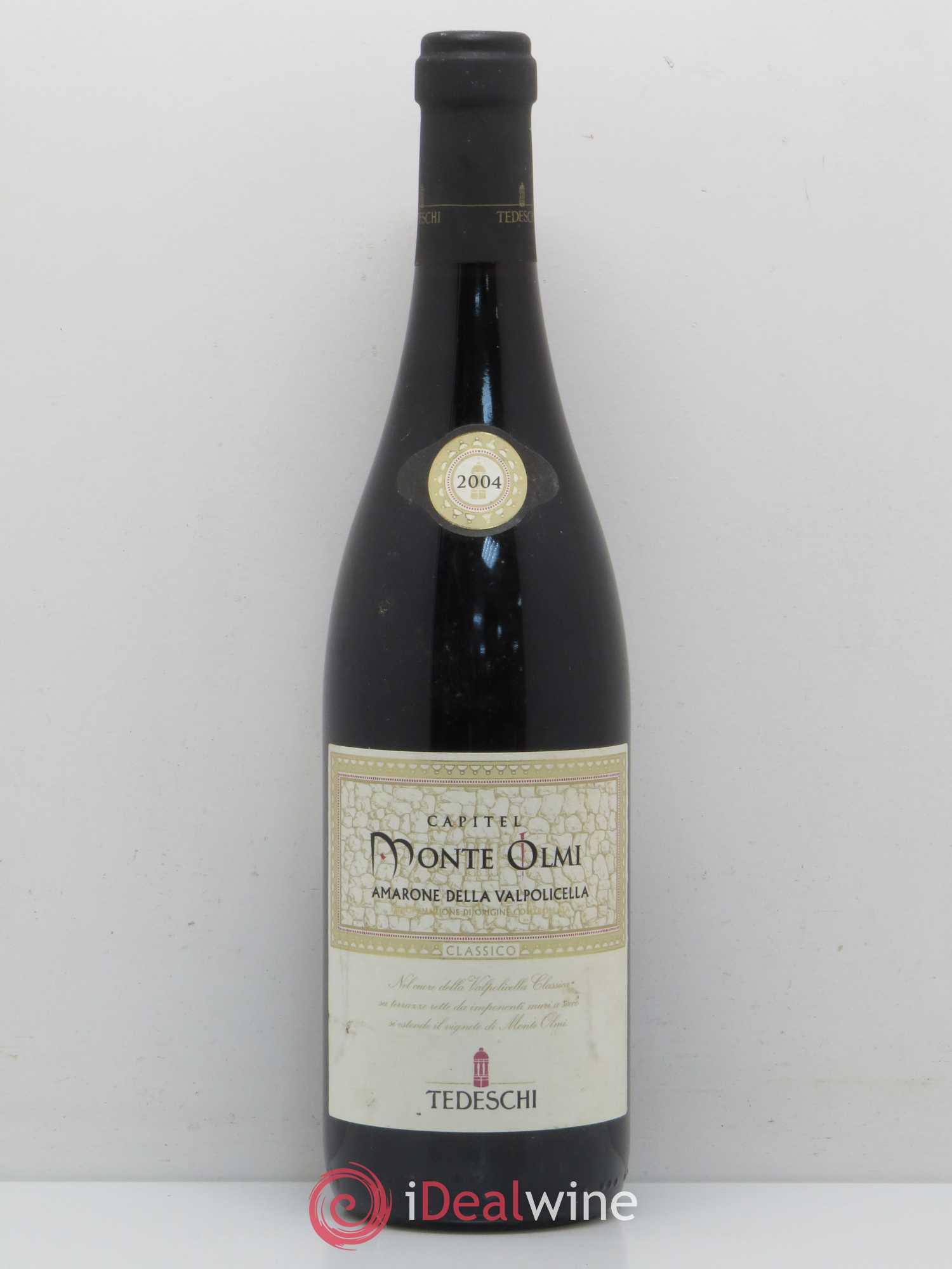 Amarone della Valpolicella DOC Classico Capitel Monte Olmi Tedeschi 2004 - Posten von 1 Flasche - 0
