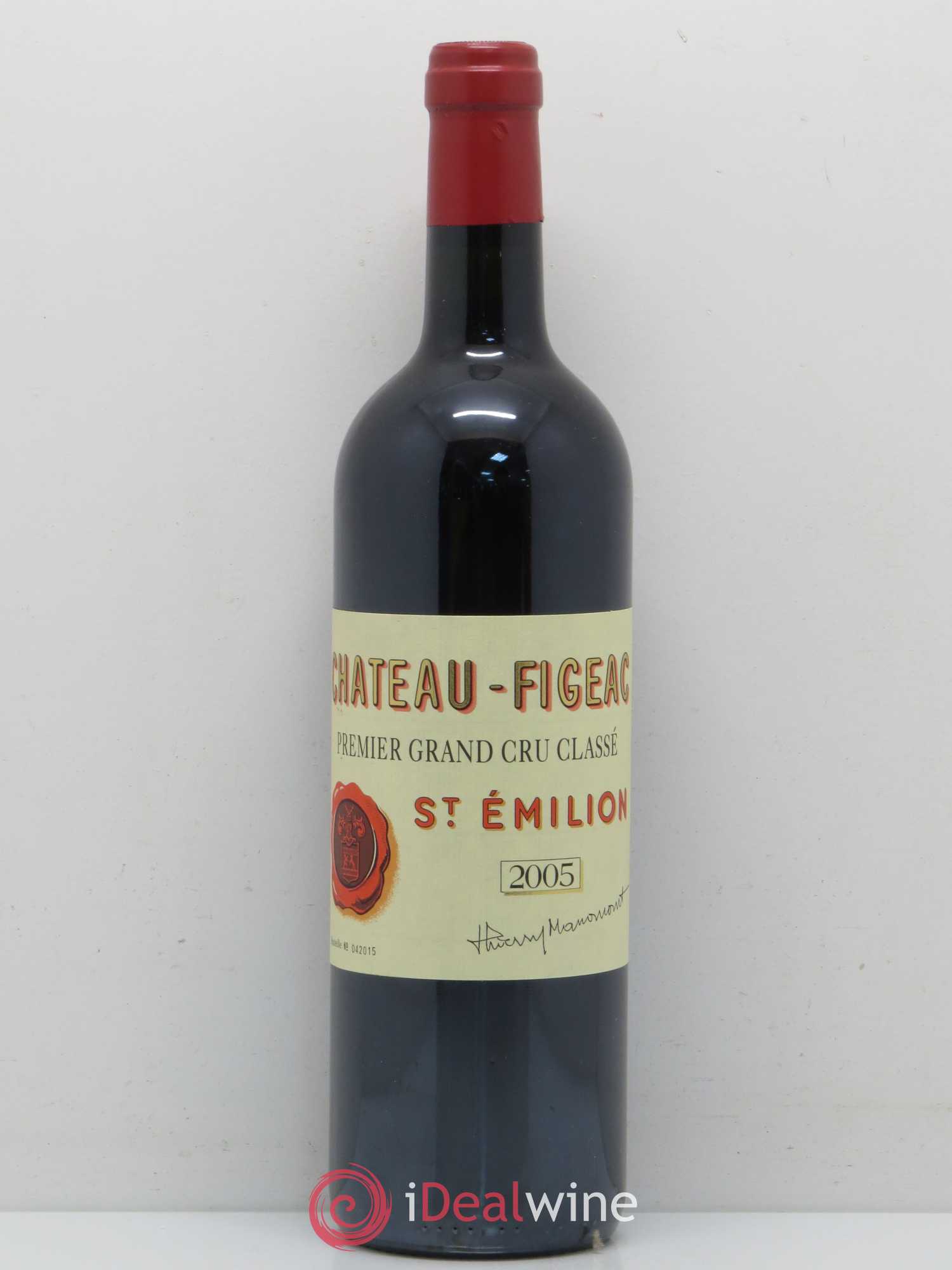 Château Figeac 1er Grand Cru Classé A 2005 - Lot de 1 bouteille - 0