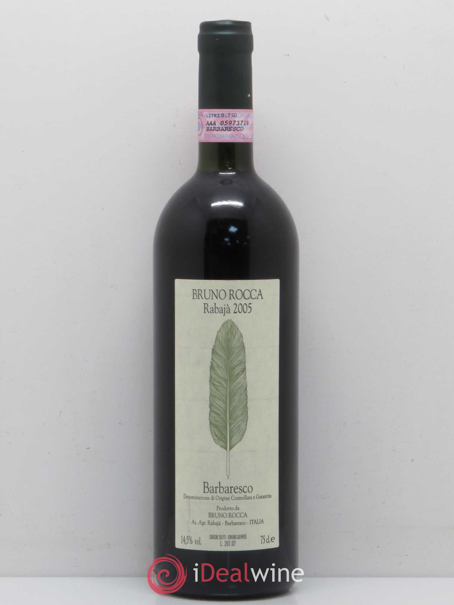Barbaresco DOCG Rabaja Bruno Rocca 2005 - Lot of 1 bottle - 0
