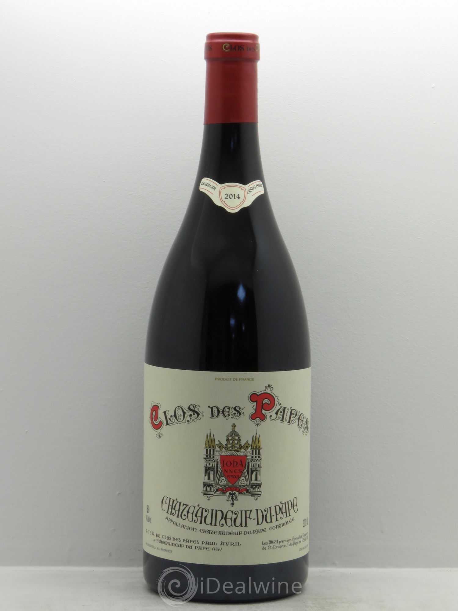 Châteauneuf-du-Pape Clos des Papes - Paul Avril 2014 - Lot de 1 double magnum - 0