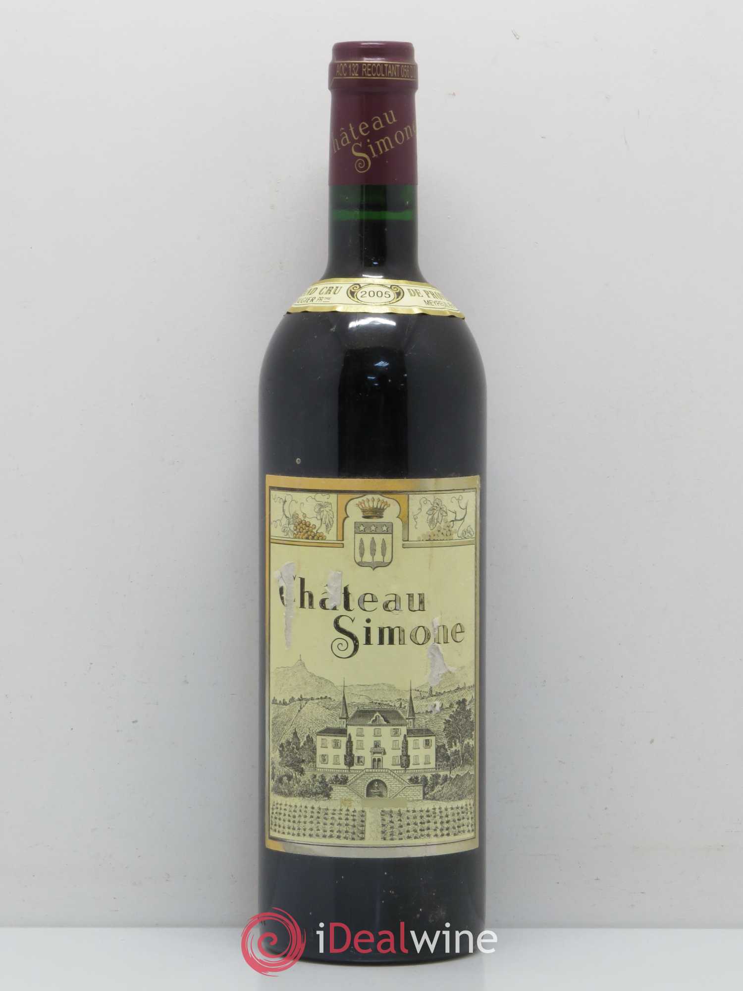 Palette Château Simone Famille Rougier 2005 - Posten von 1 Flasche - 0